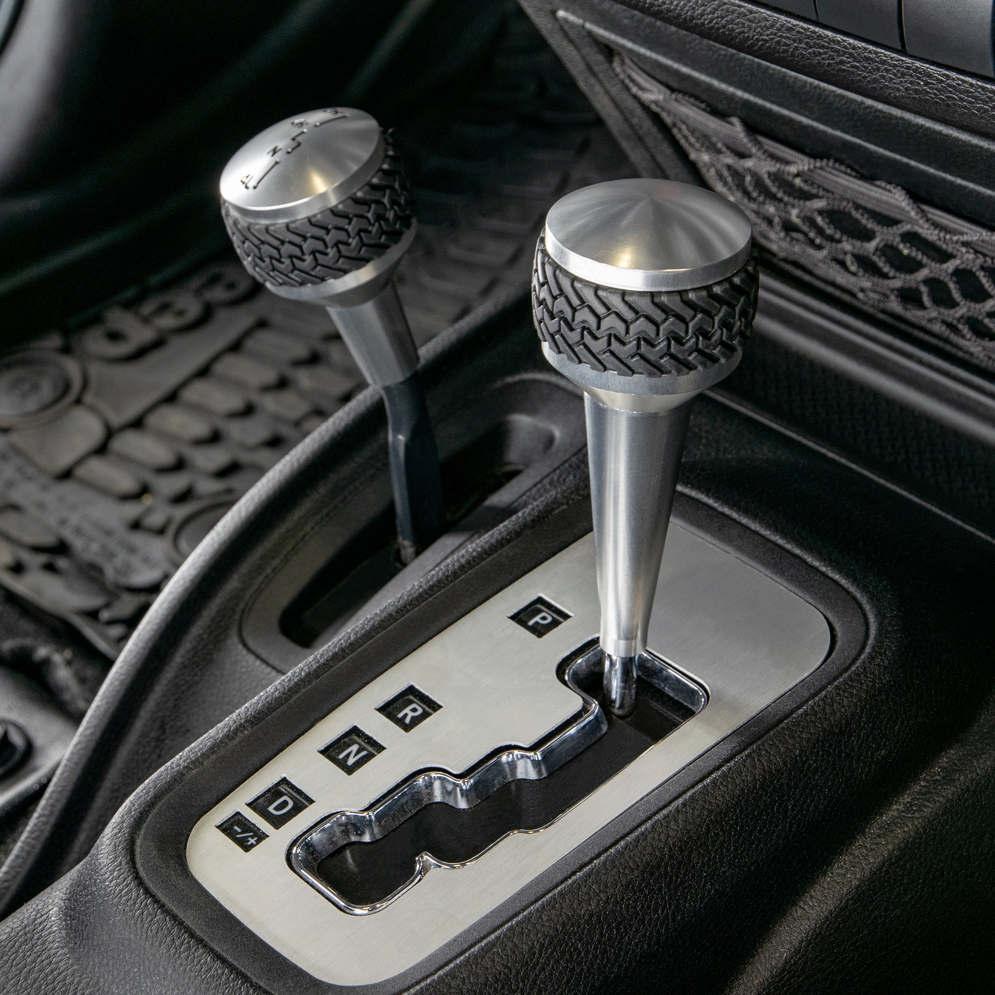 11-18 Jeep JK Auto Trans Shift Knob; Silver - Apollo Off-Road