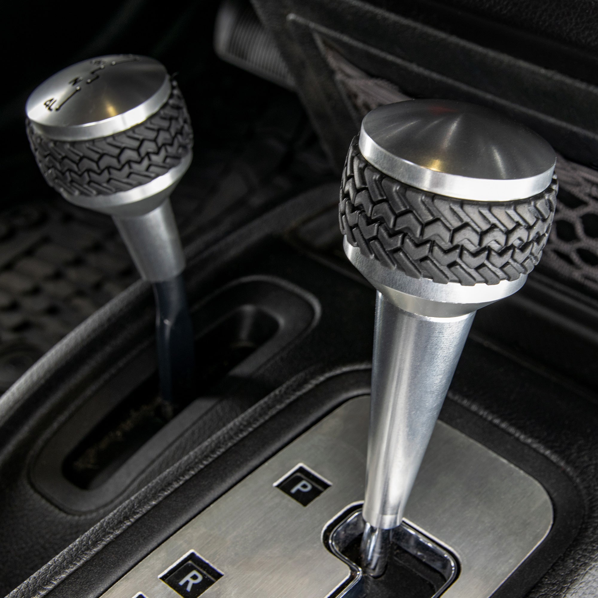 11-18 Jeep JK Auto Trans Shift Knob; Silver - Apollo Off-Road