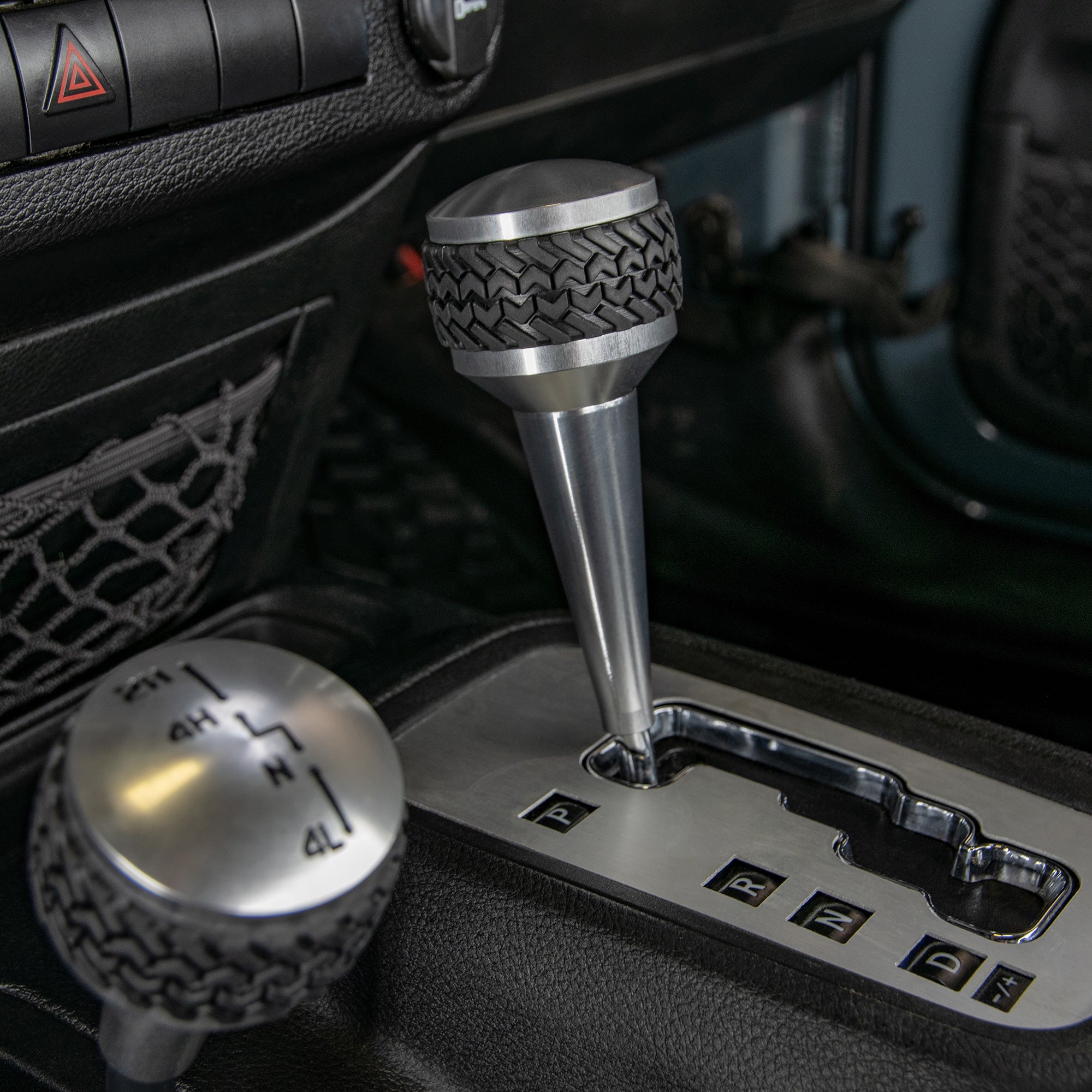 11-18 Jeep JK Auto Trans Shift Knob; Silver - Apollo Off-Road