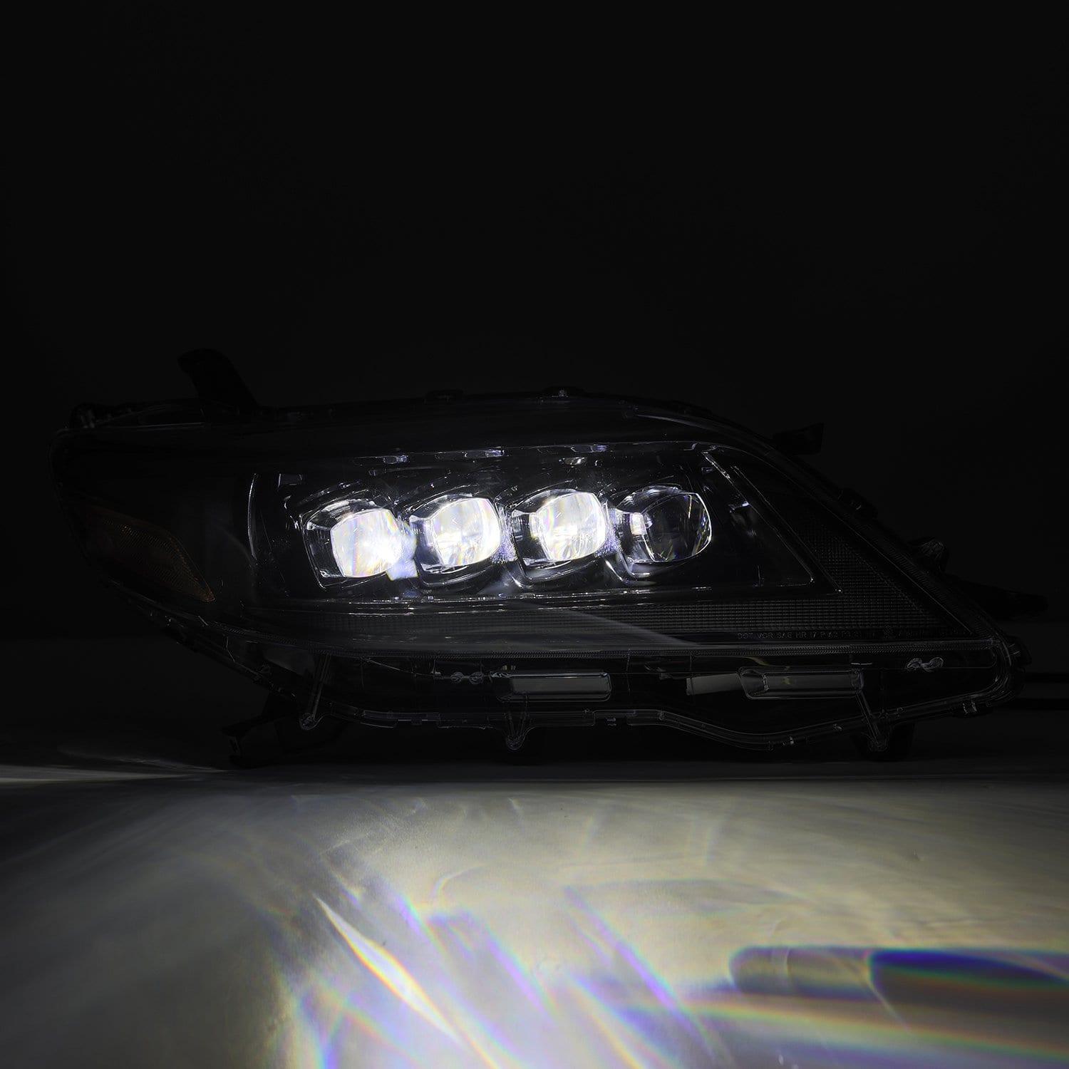 11-20 Toyota Sienna NOVA-Series LED Projector Headlights in Alpha-Black - Apollo Off-Road