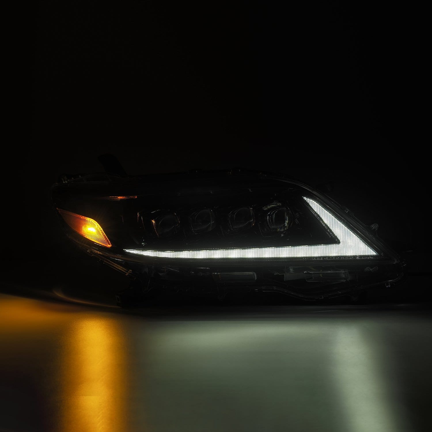 11-20 Toyota Sienna NOVA-Series LED Projector Headlights in Alpha-Black - Apollo Off-Road