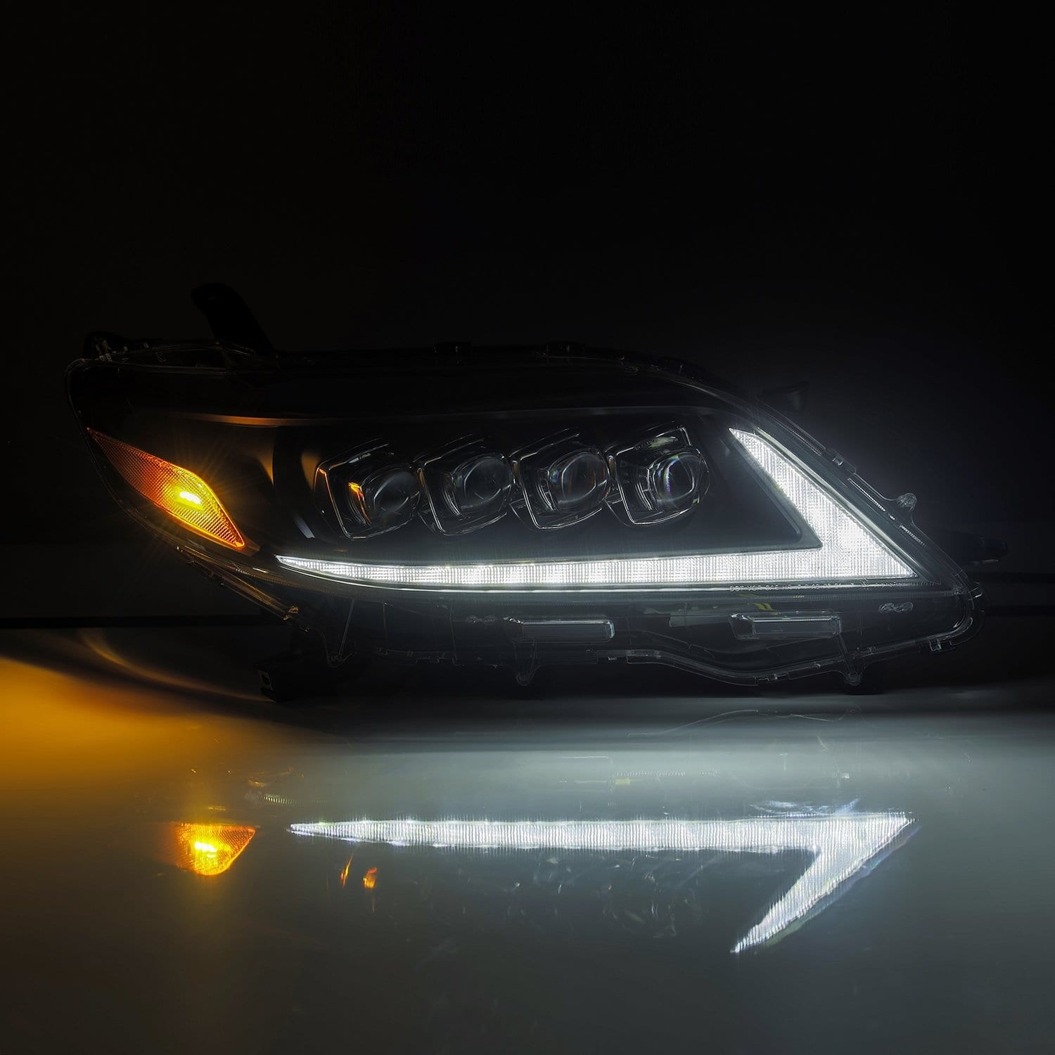 11-20 Toyota Sienna NOVA-Series LED Projector Headlights in Black - Apollo Off-Road