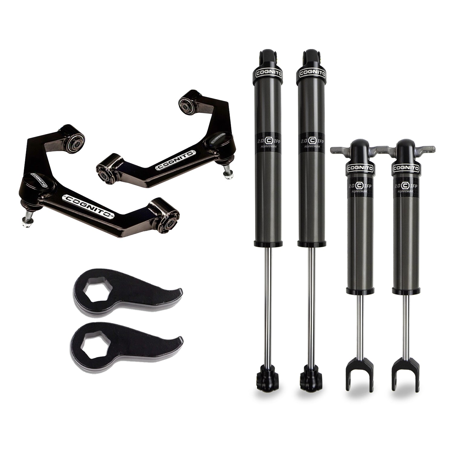 3-inch Performance Leveling kit with 2.0 Ifp shocks for 2020-25 Silverado/Sierra 2500/3500 2WD/4WD Cognito