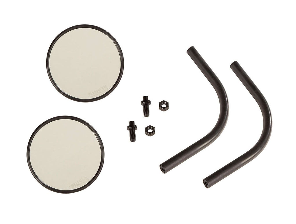 Trail Mirror Kit Round Pair 18-Present Jeep Wrangler / Gladiator Rugged Ridge