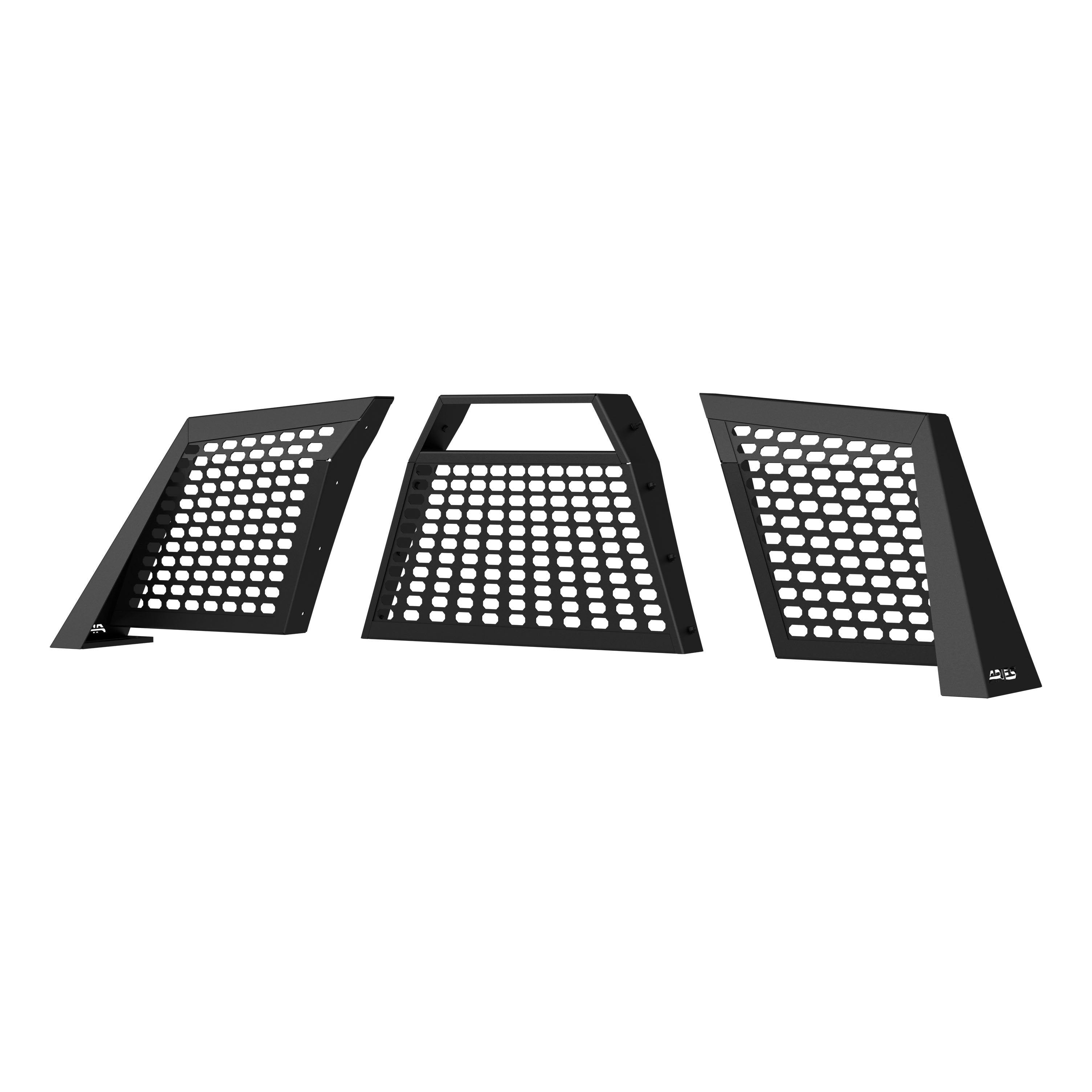 ARIES Switchback Black Aluminum Headache Rack, 2019 Chevy/GMC Silverado/Sierra 1500 LD/Limited