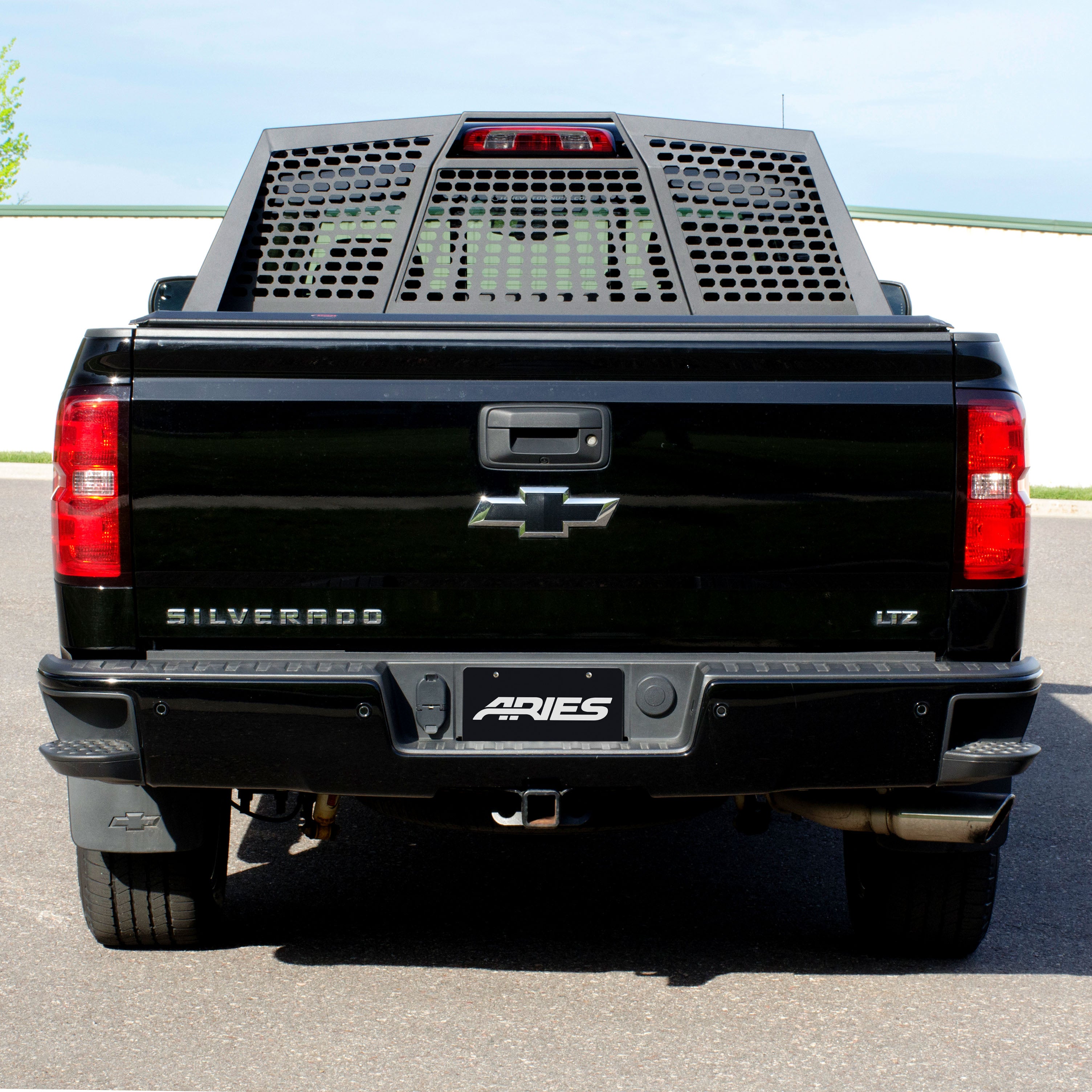 ARIES Switchback Black Aluminum Headache Rack, 2019 Chevy/GMC Silverado/Sierra 1500 LD/Limited