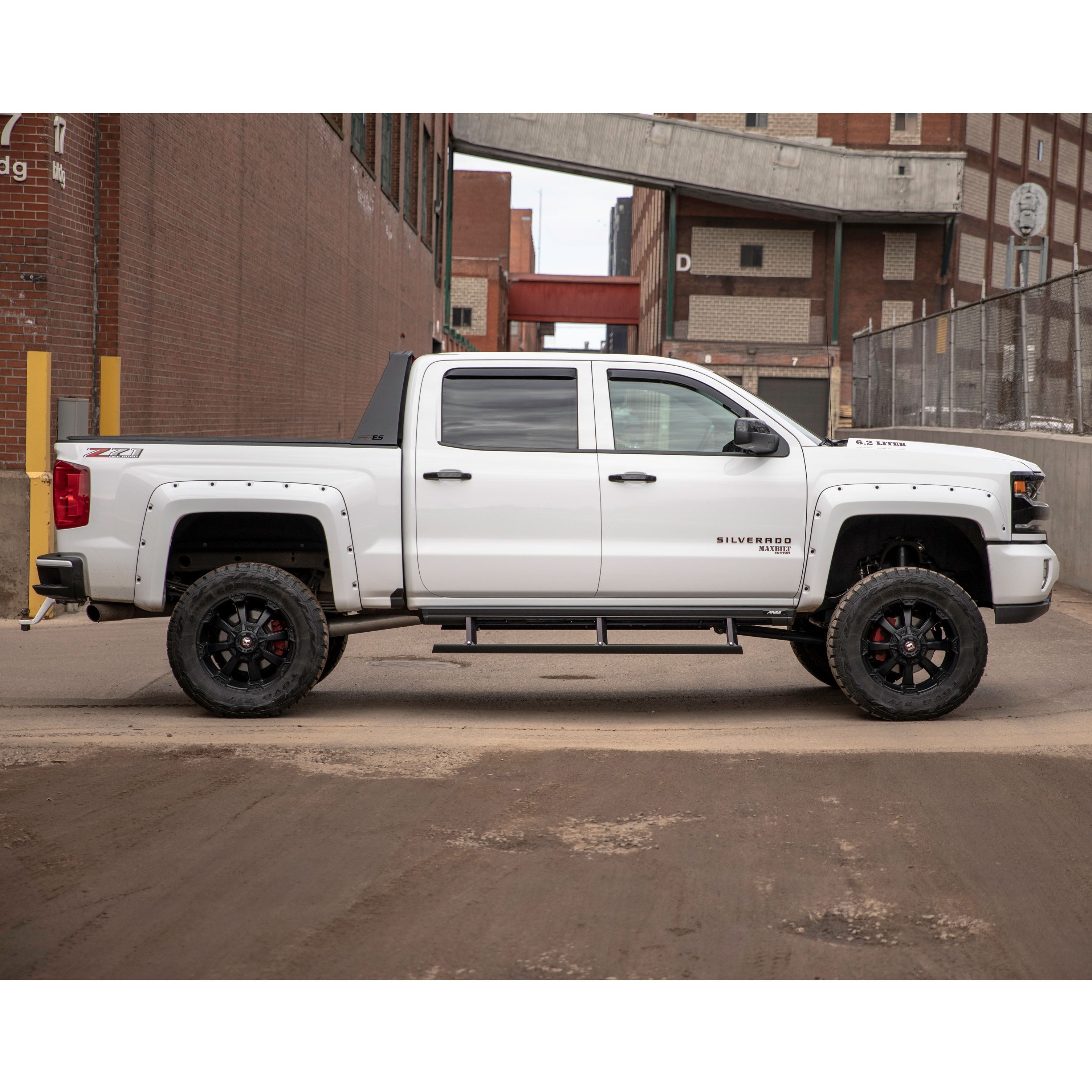ARIES Switchback Black Aluminum Headache Rack, 2019 Chevy/GMC Silverado/Sierra 1500 LD/Limited