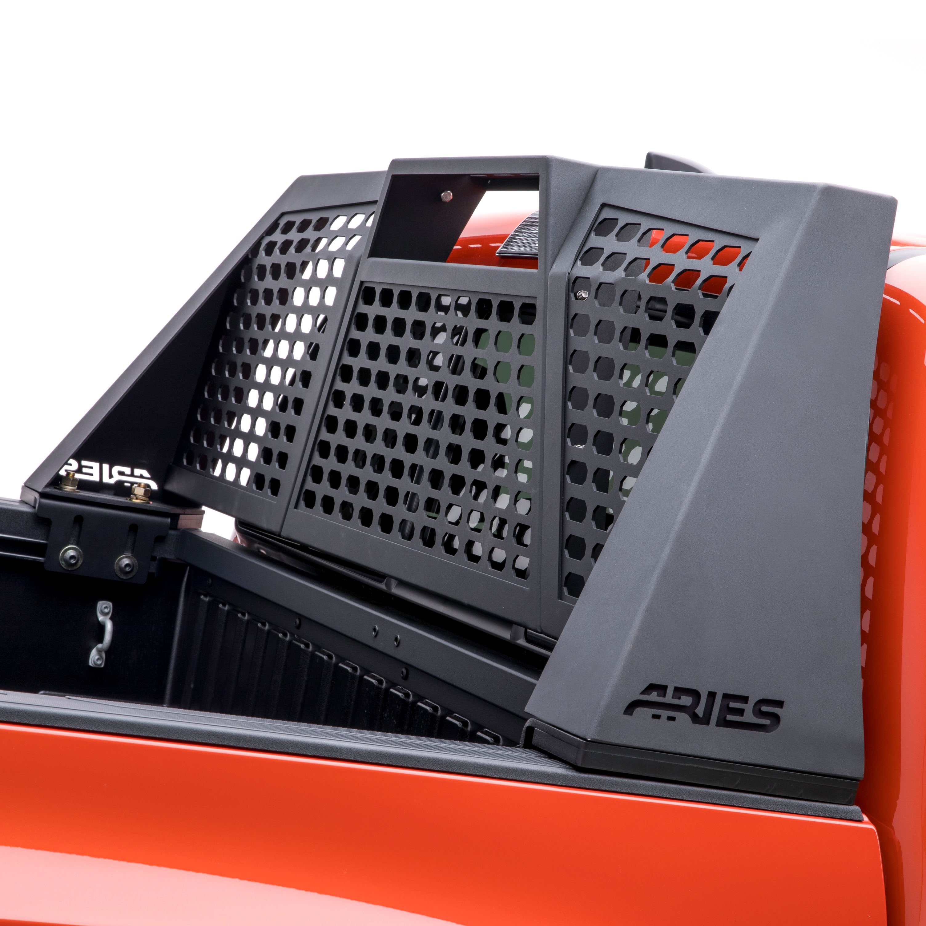 ARIES Switchback Black Aluminum Headache Rack, 2009-2026 Ford F-150, 2022-2025 Ford F-150 Lightning