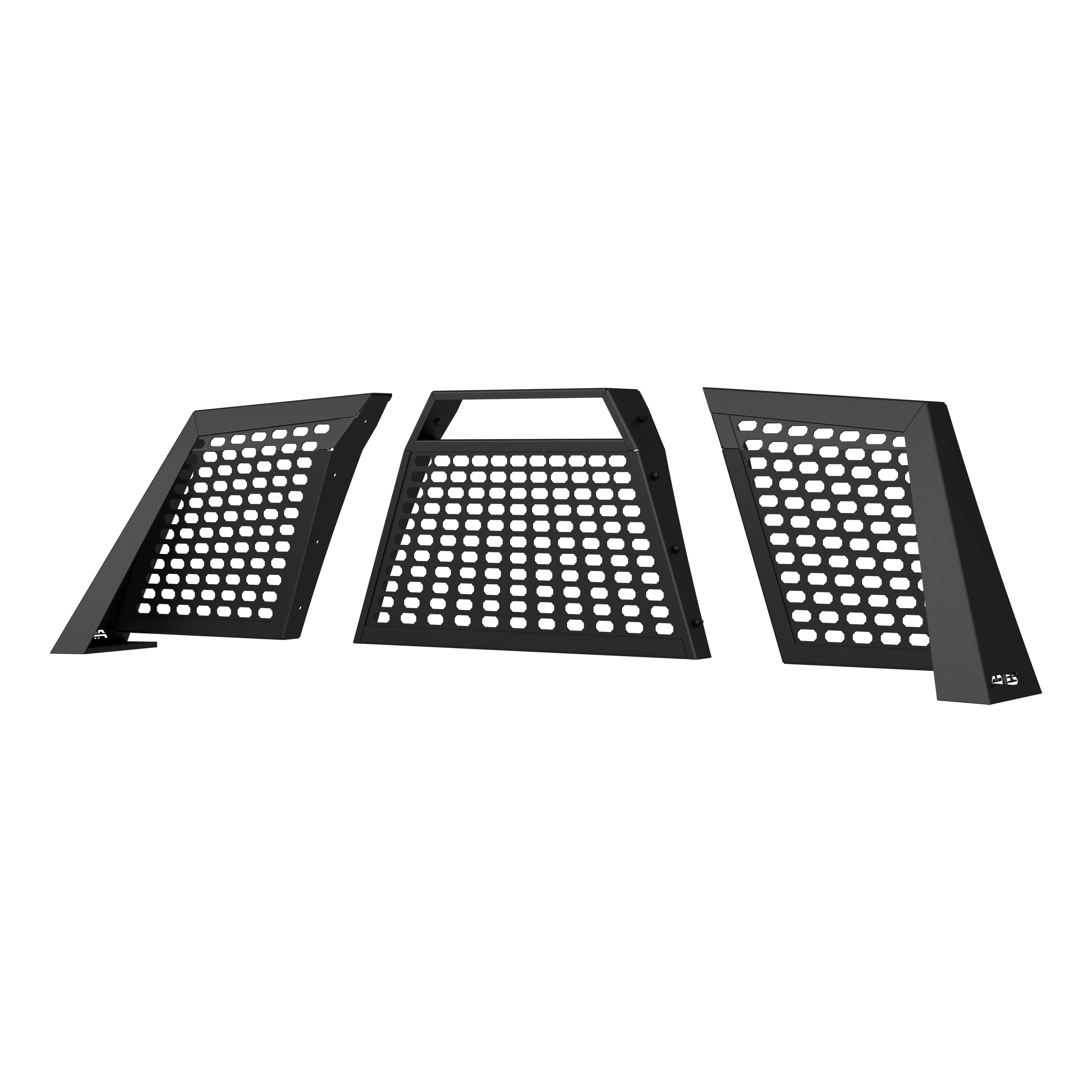 ARIES Switchback Black Aluminum Headache Rack, 2009-2026 Ford F-150, 2022-2025 Ford F-150 Lightning