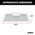 ARIES Switchback Black Aluminum Headache Rack, 2009-2026 Ford F-150, 2022-2025 Ford F-150 Lightning