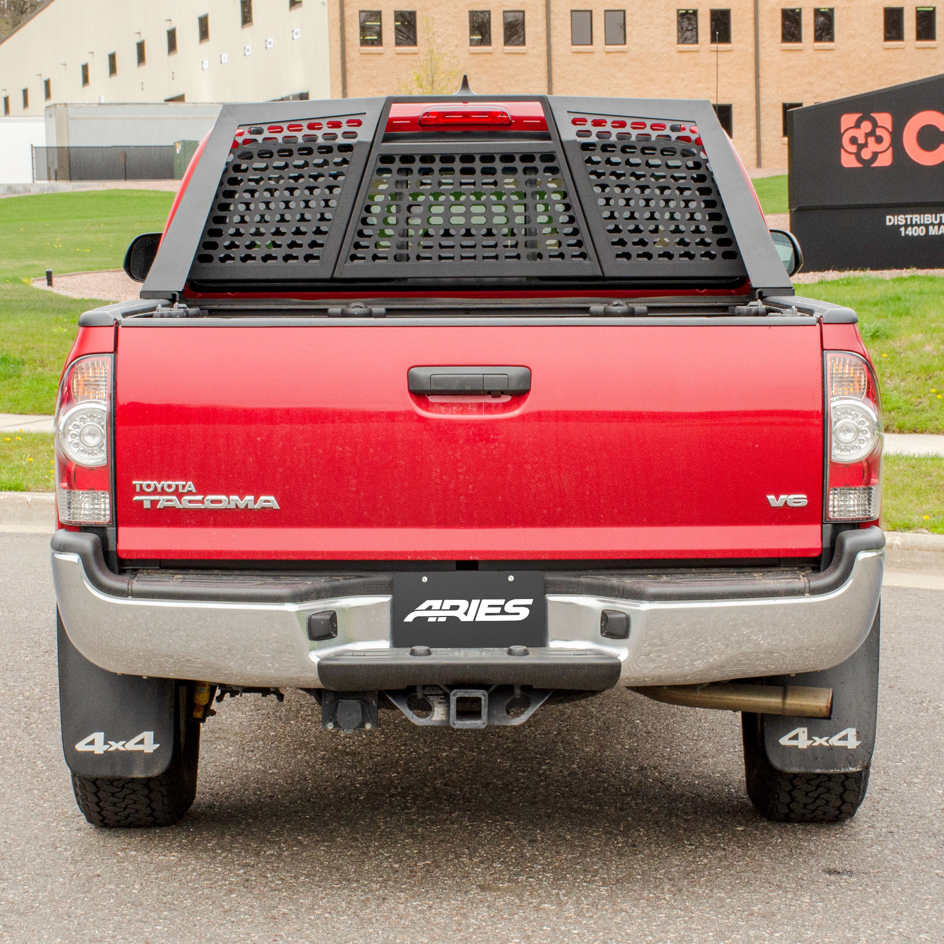 ARIES Switchback Black Aluminum Headache Rack, 2015-2023 Toyota Tacoma