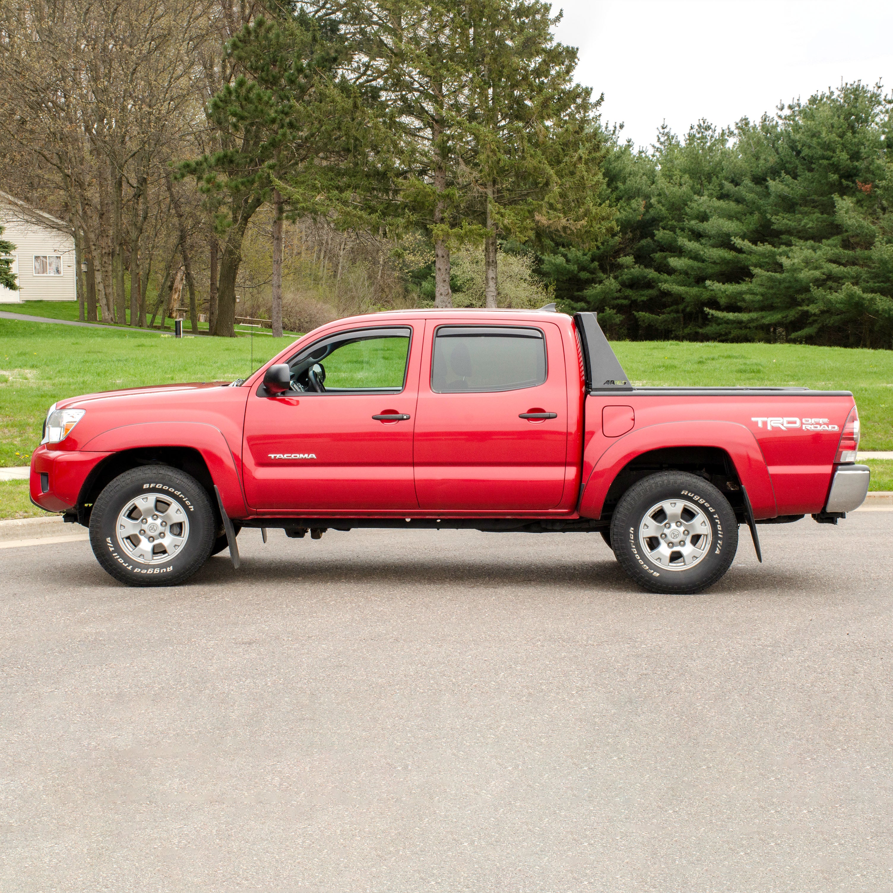 ARIES Switchback Black Aluminum Headache Rack, 2015-2023 Toyota Tacoma