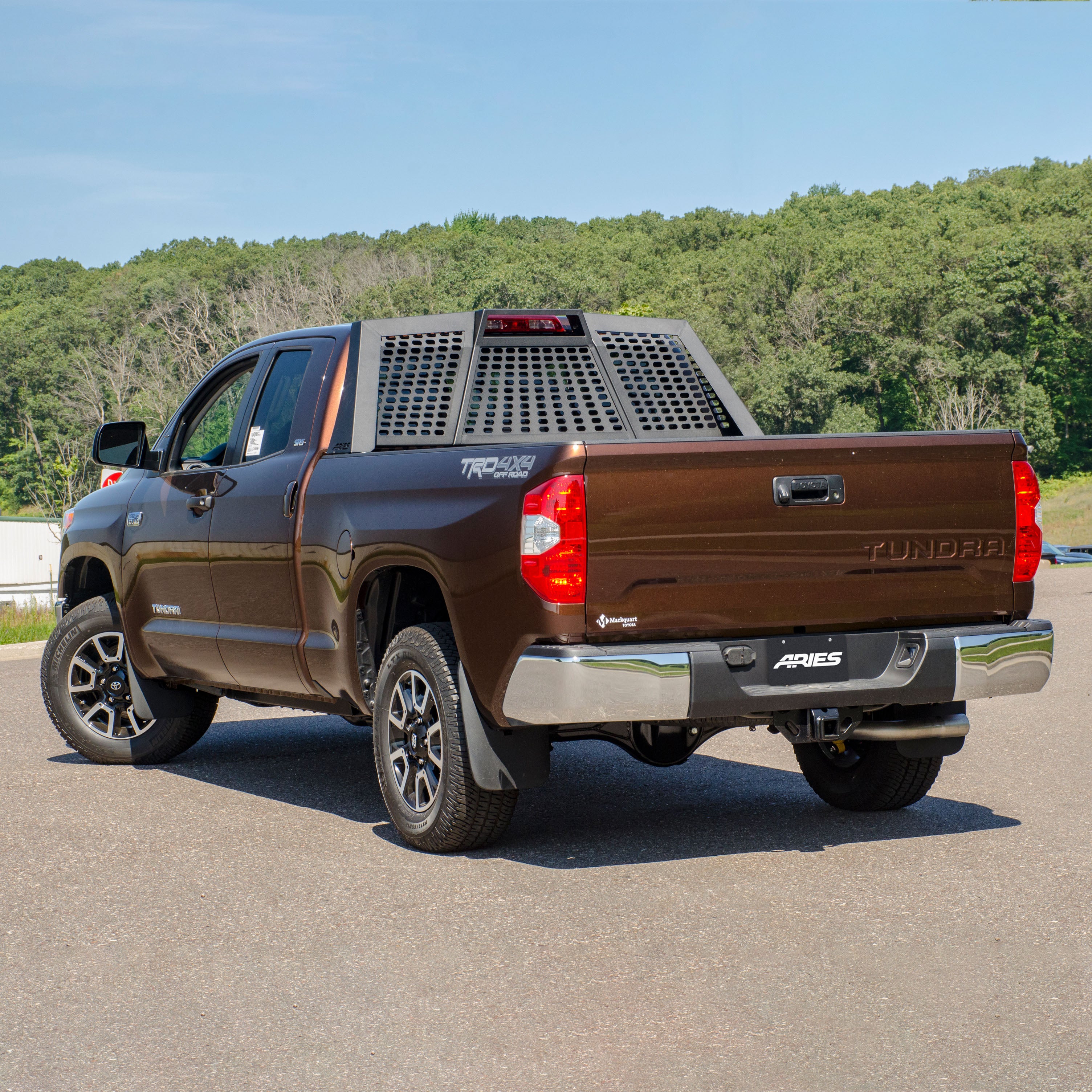 ARIES Switchback Black Aluminum Headache Rack, 2007-2021 Toyota Tundra