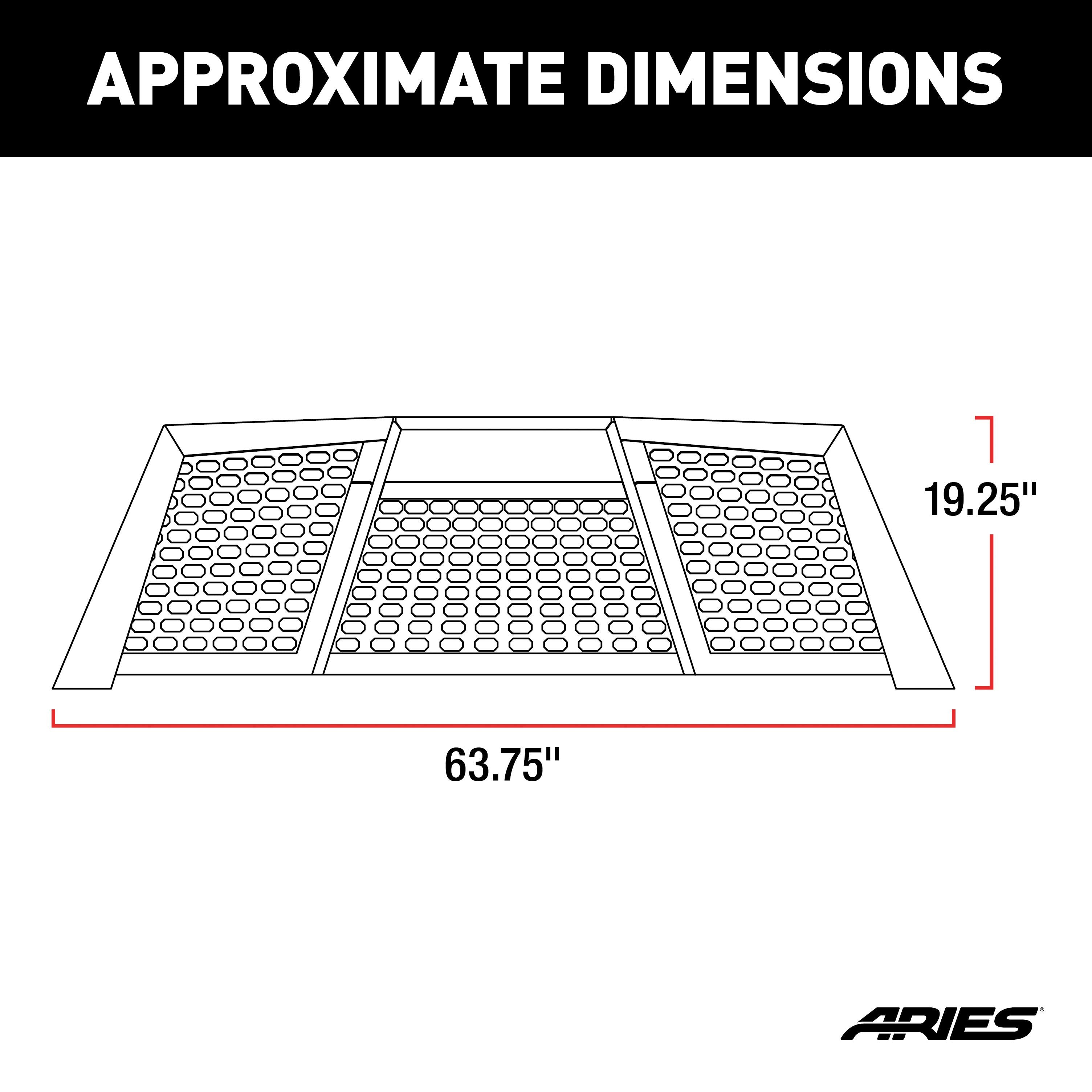 ARIES Switchback Black Aluminum Headache Rack, 2007-2021 Toyota Tundra