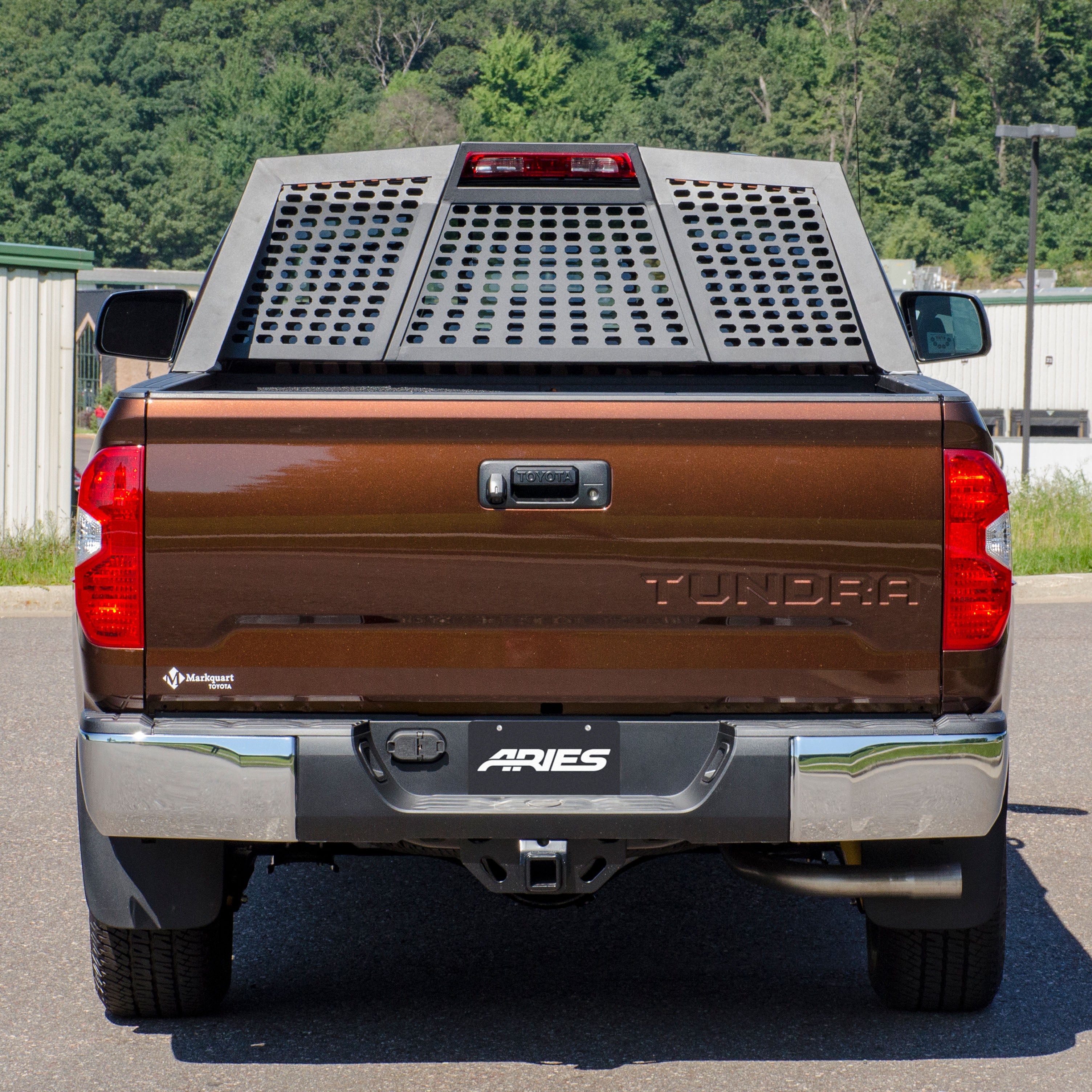 ARIES Switchback Black Aluminum Headache Rack, 2007-2021 Toyota Tundra