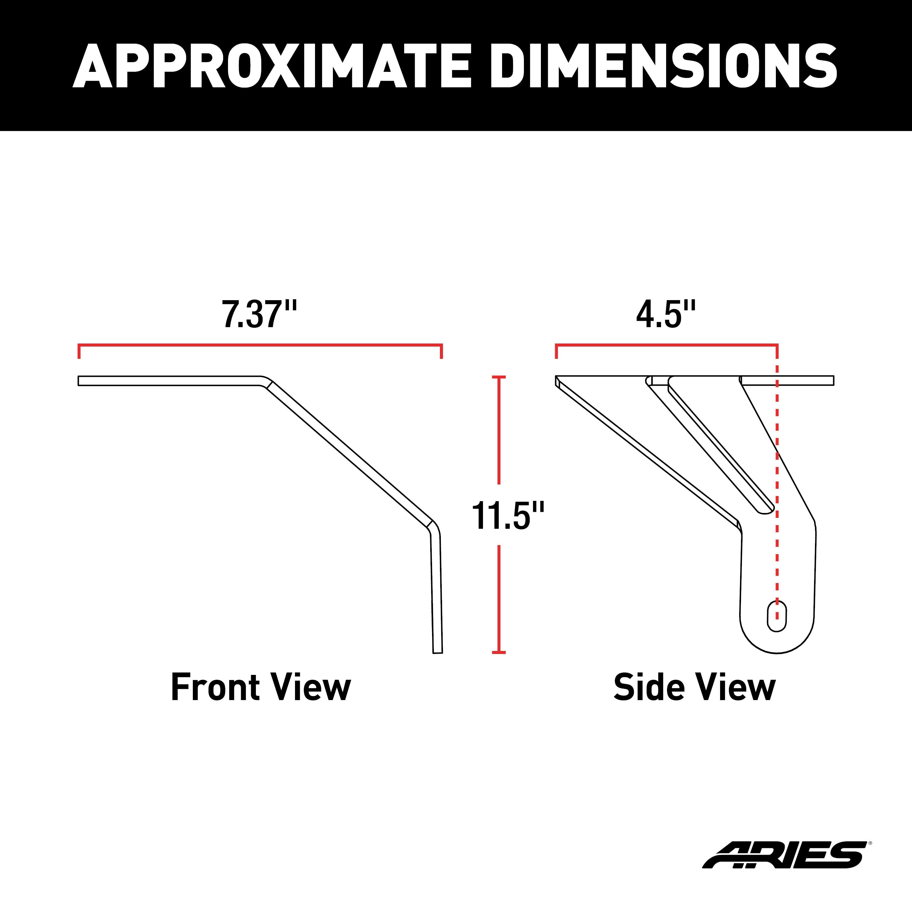 ARIES Jeep JL Windshield Light Brackets, 2018-2026 Jeep Wrangler, 2020-2026 Jeep Gladiator