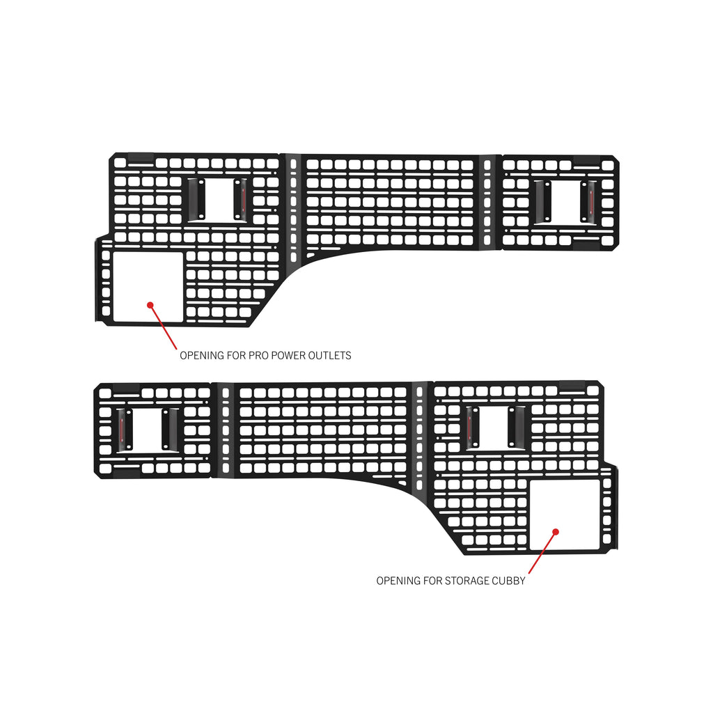 Bedside Rack MOLLE Panel System | Ford F-150, Raptor & Lightning (2015-2026)