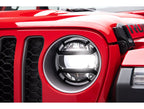 Elite Euro Guard Kit Headlight Black 18-Present Jeep Wrangler / 20-Present Gladiator Rugged Ridge