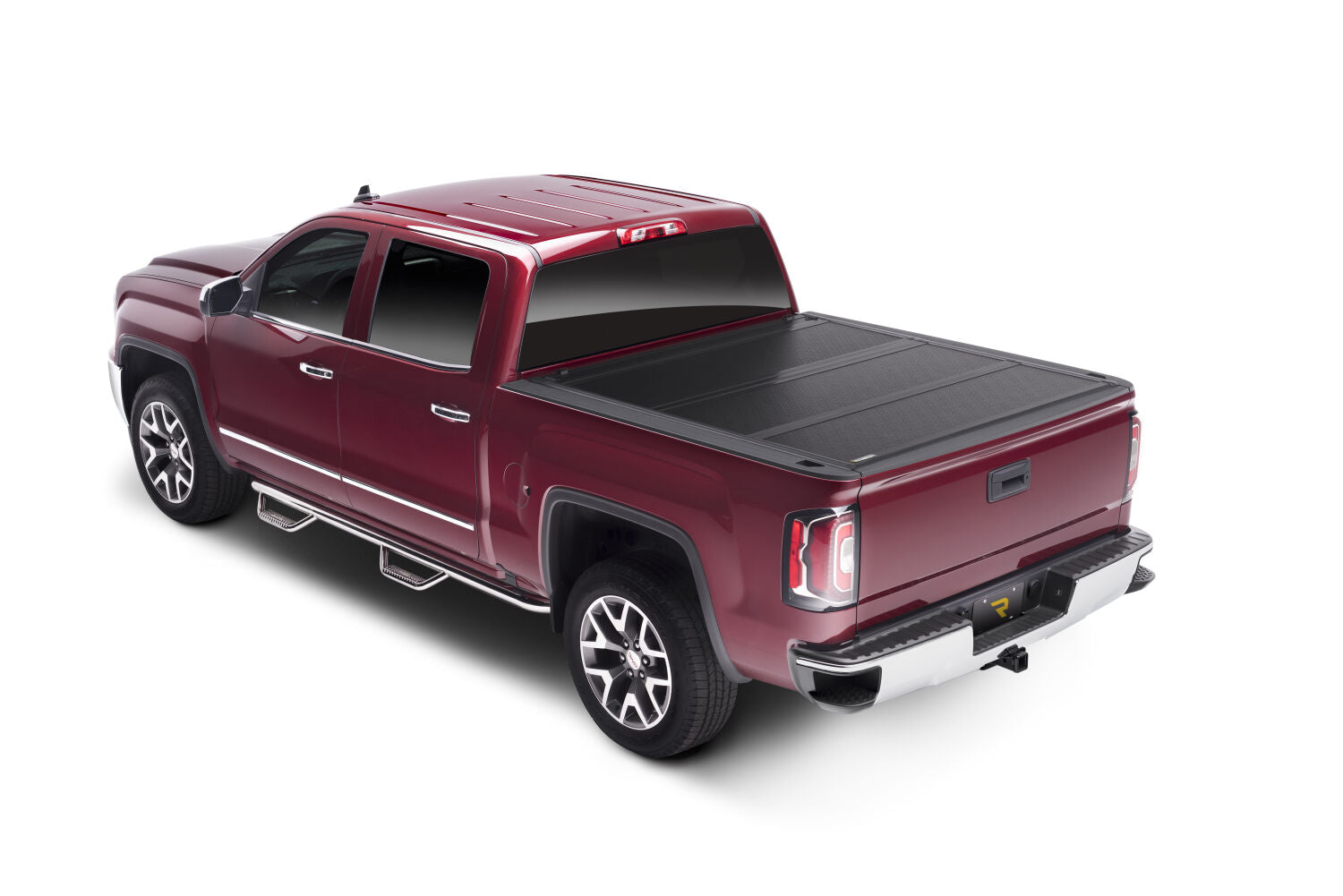 BAKFlip FiberMax Hard Folding Truck Bed Cover 2016-2023 Toyota Tacoma 5 Foot Bed with Deck Rail System BAK