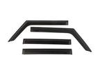 Window Visors Matte Black 18-Present Jeep Wrangler / 20-Present Gladiator Rugged Ridge