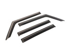 Window Visors Matte Black 18-Present Jeep Wrangler / 20-Present Gladiator Rugged Ridge