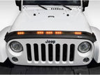 Lightshield Hood Guard Black 07-18 Jeep Wrangler JK Rugged Ridge
