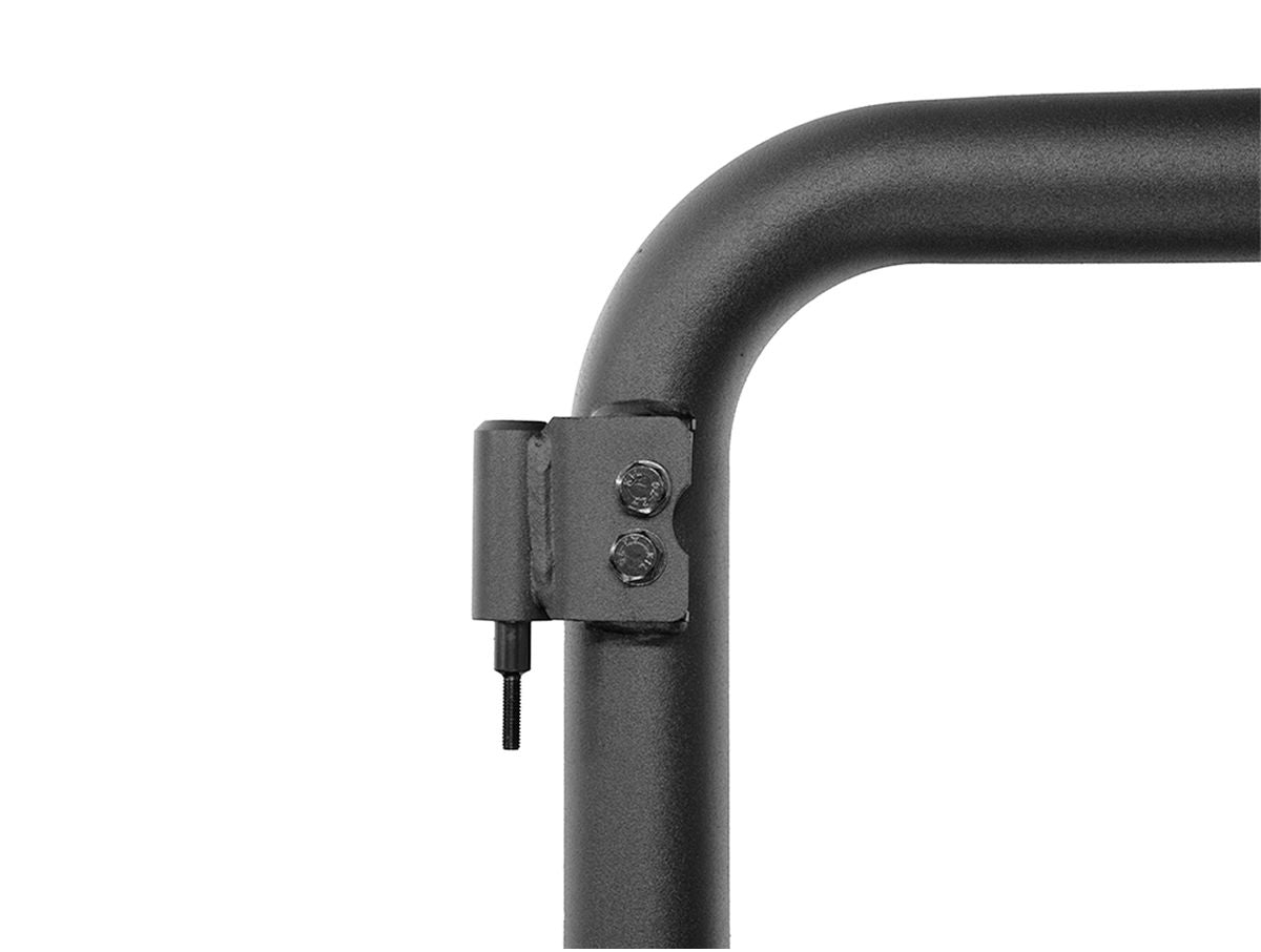 Fortis Tube Doors Rear Textured Black 18-Present Jeep Wrangler / 20-Present Gladiator Rugged Ridge