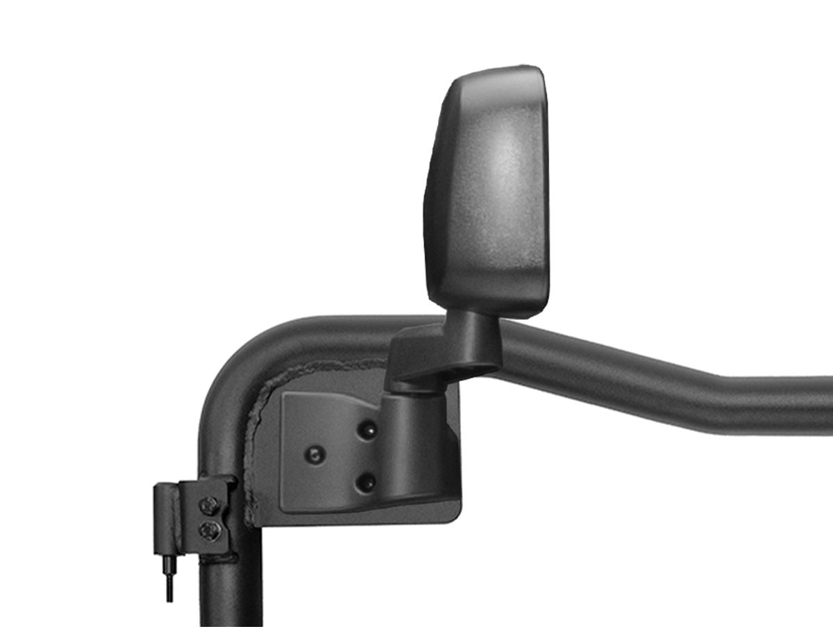 Fortis Front Tube Doors with Mirrors 18-Present Jeep Wrangler / 20-Present Gladiator Rugged Ridge