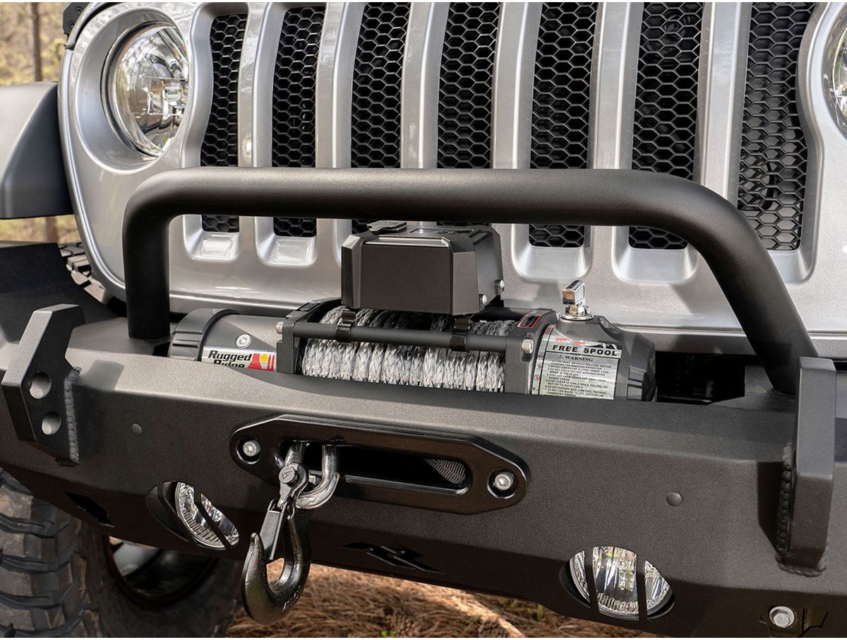 HD Bumper Full Width Front 07-18 JK 18-Present Jl 20-Present Gladiator JT Rugged Ridge