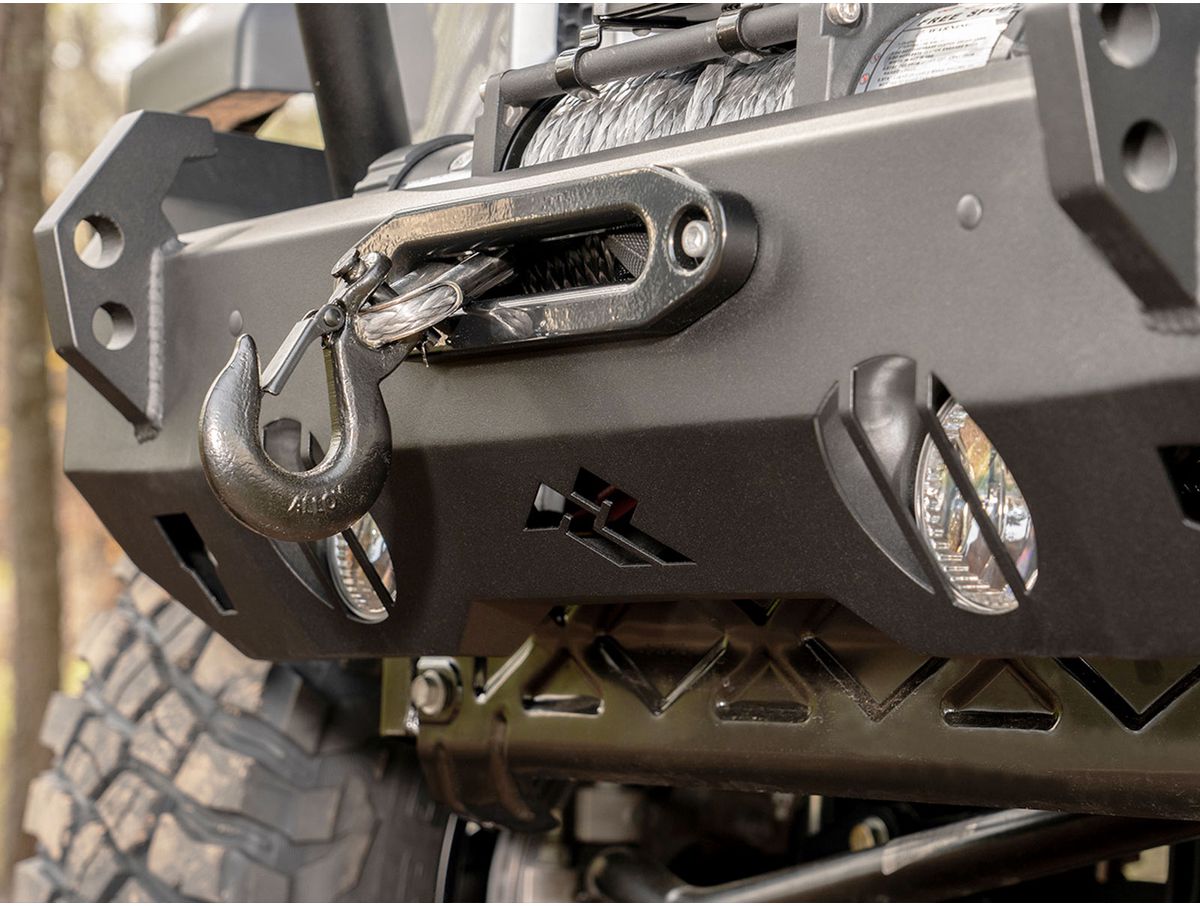 HD Bumper Full Width Front 07-18 JK 18-Present Jl 20-Present Gladiator JT Rugged Ridge