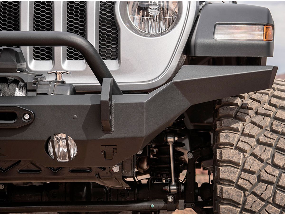HD Bumper Full Width Front 07-18 JK 18-Present Jl 20-Present Gladiator JT Rugged Ridge