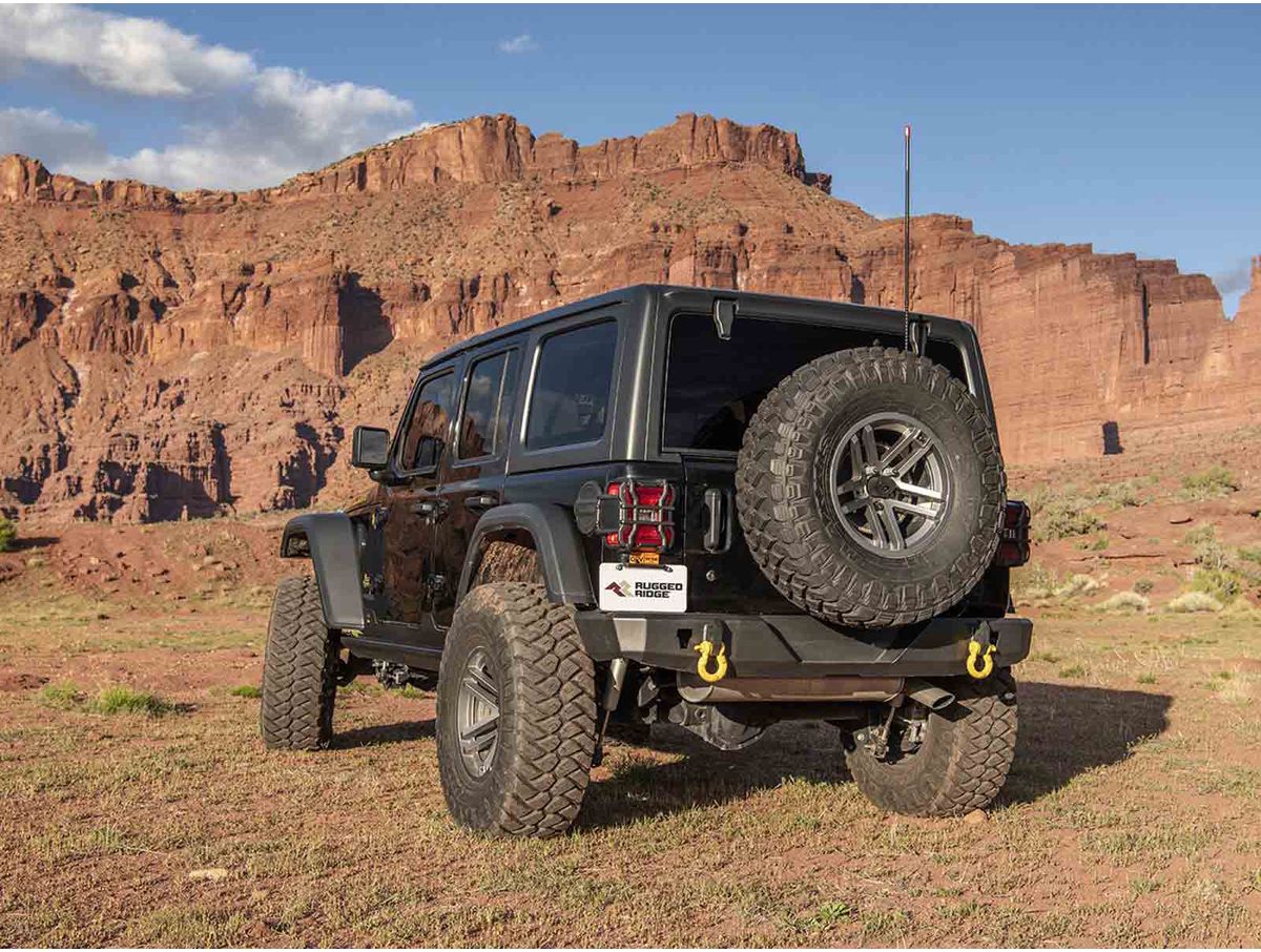 HD Bumper Rear 18-Present Wrangler Jl Rugged Ridge
