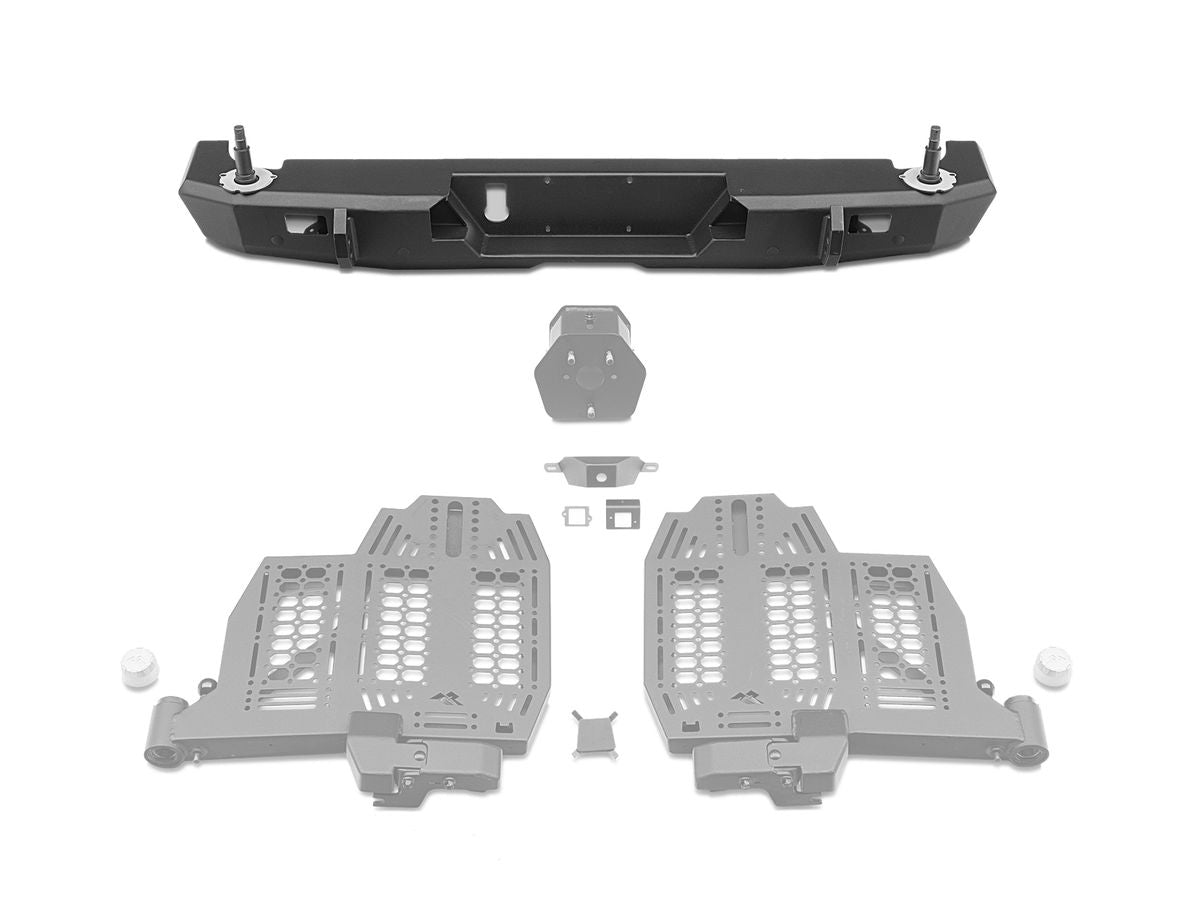 WingMate Rear Bumper Fits 2020-2024 Jeep Gladiator (RGR-11540.38) Rugged Ridge