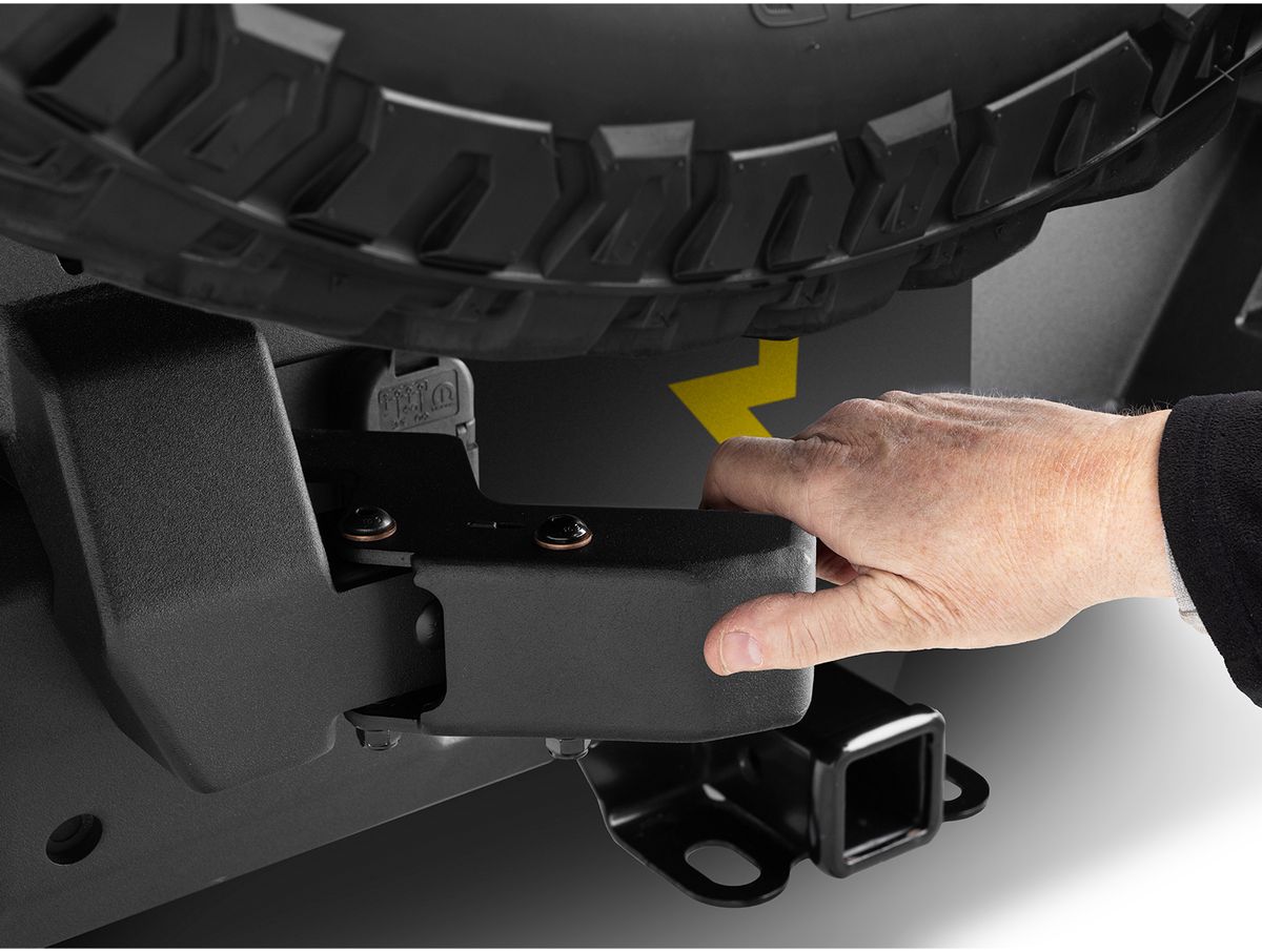 WingMate Swingout Driver Side Fits 2020-2024 Jeep Gladiator Rugged Ridge