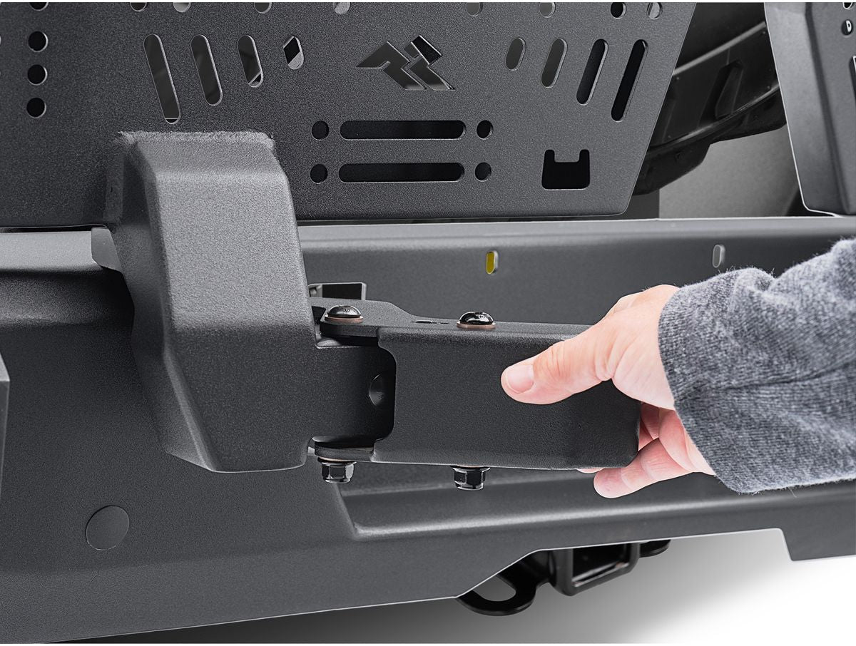 WingMate Swingout Driver Side Fits 2020-2024 Jeep Gladiator Rugged Ridge
