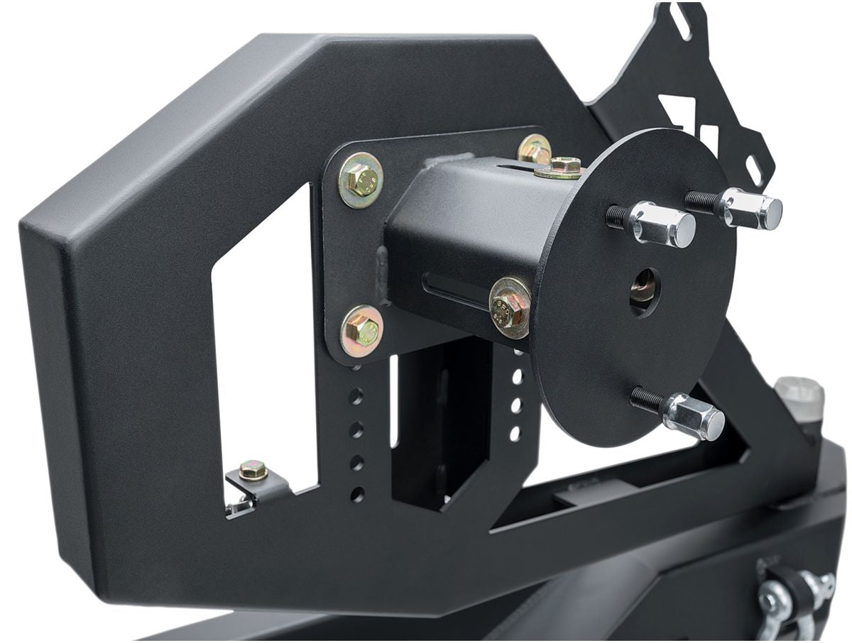 XOR Bumper Rr W/Tire Carrier Black Jeep Rugged Ridge