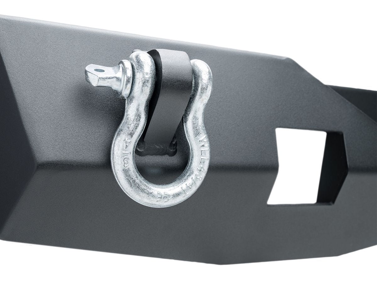 XOR Bumper Rr W/Tire Carrier Black Jeep Rugged Ridge
