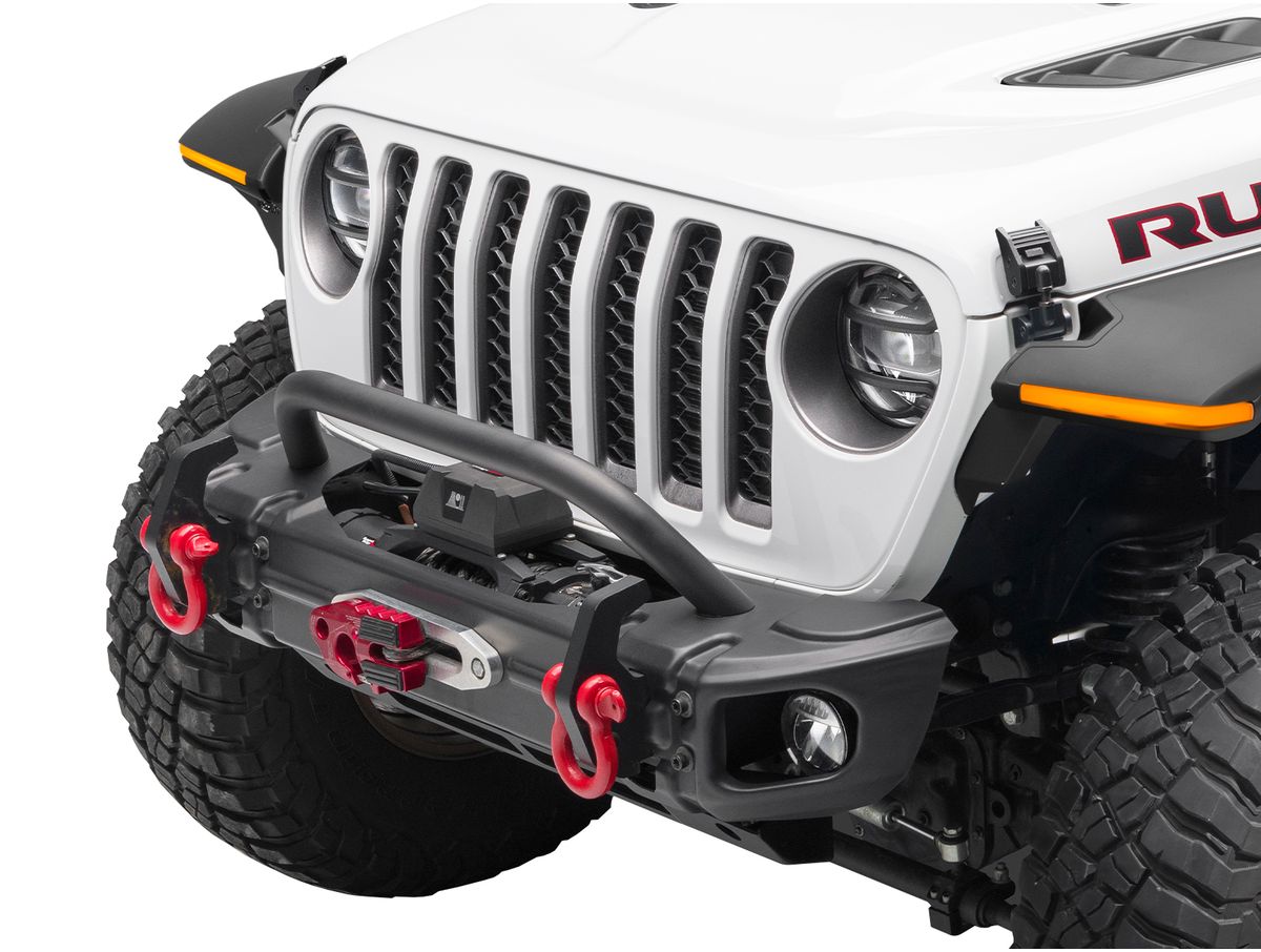 Arcus Front Bumper Tube Overrider Black 18-Present Jeep Wrangler Jl Rugged Ridge