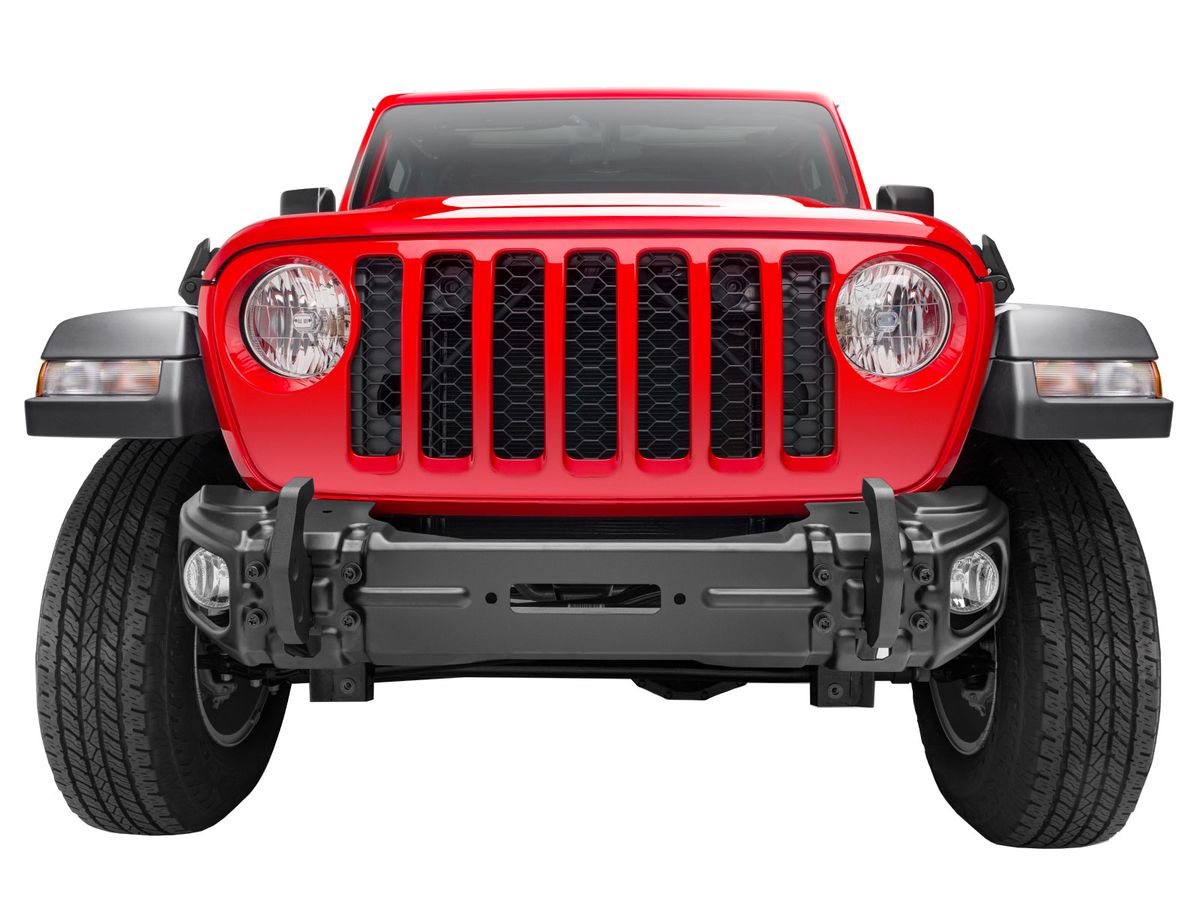 Arcus Front Bumper W/ Winch Tray & Tow Hooks 18-Present Jeep Jl/Jt Rugged Ridge