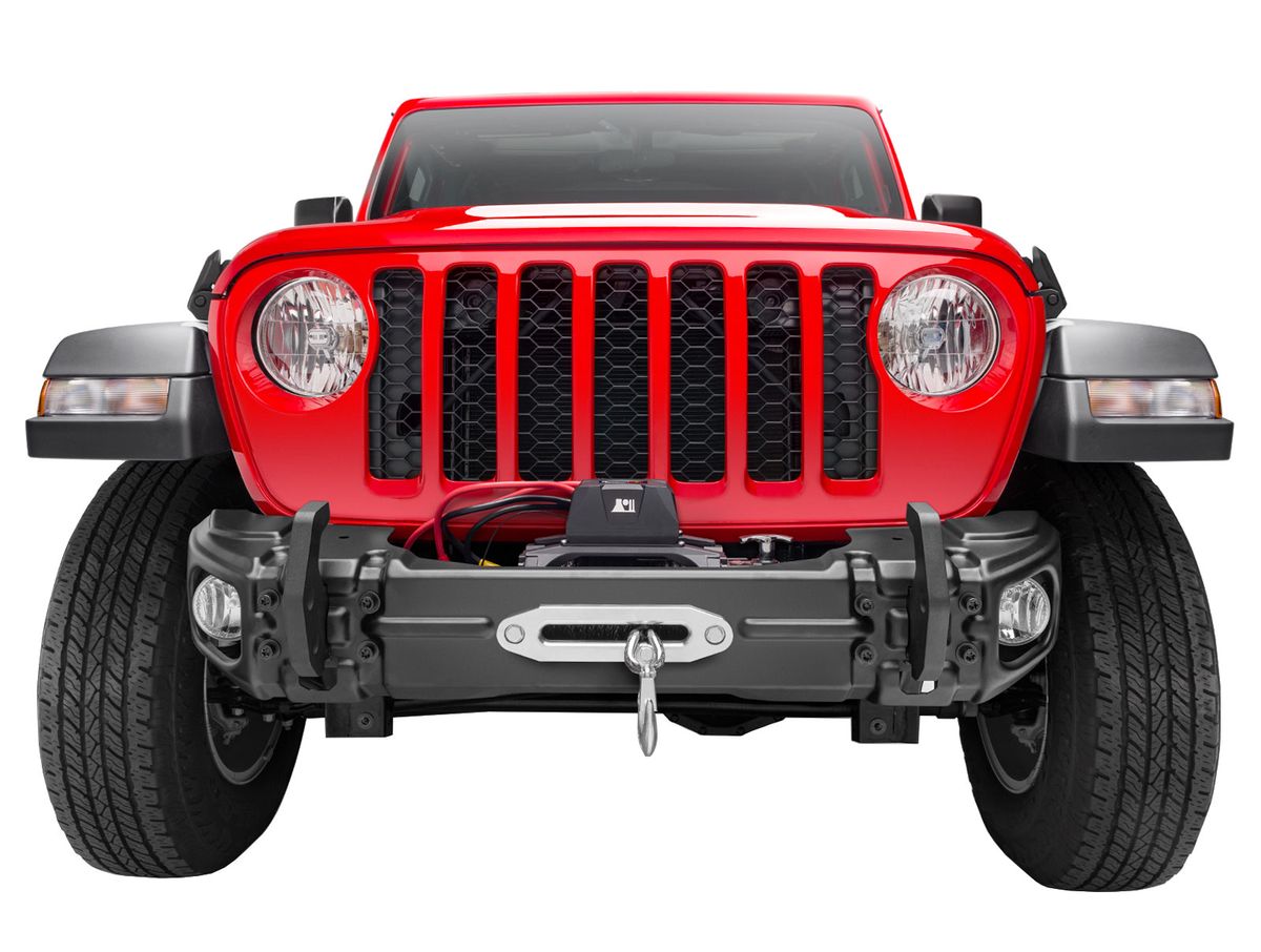 Arcus Front Bumper W/ Winch Tray & Tow Hooks 18-Present Jeep Jl/Jt Rugged Ridge