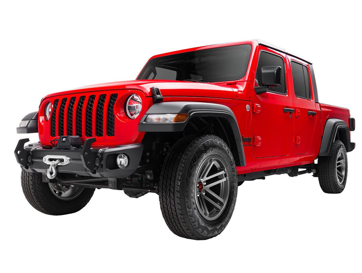 Arcus Front Bumper W/ Winch Tray & Tow Hooks 18-Present Jeep Jl/Jt Rugged Ridge