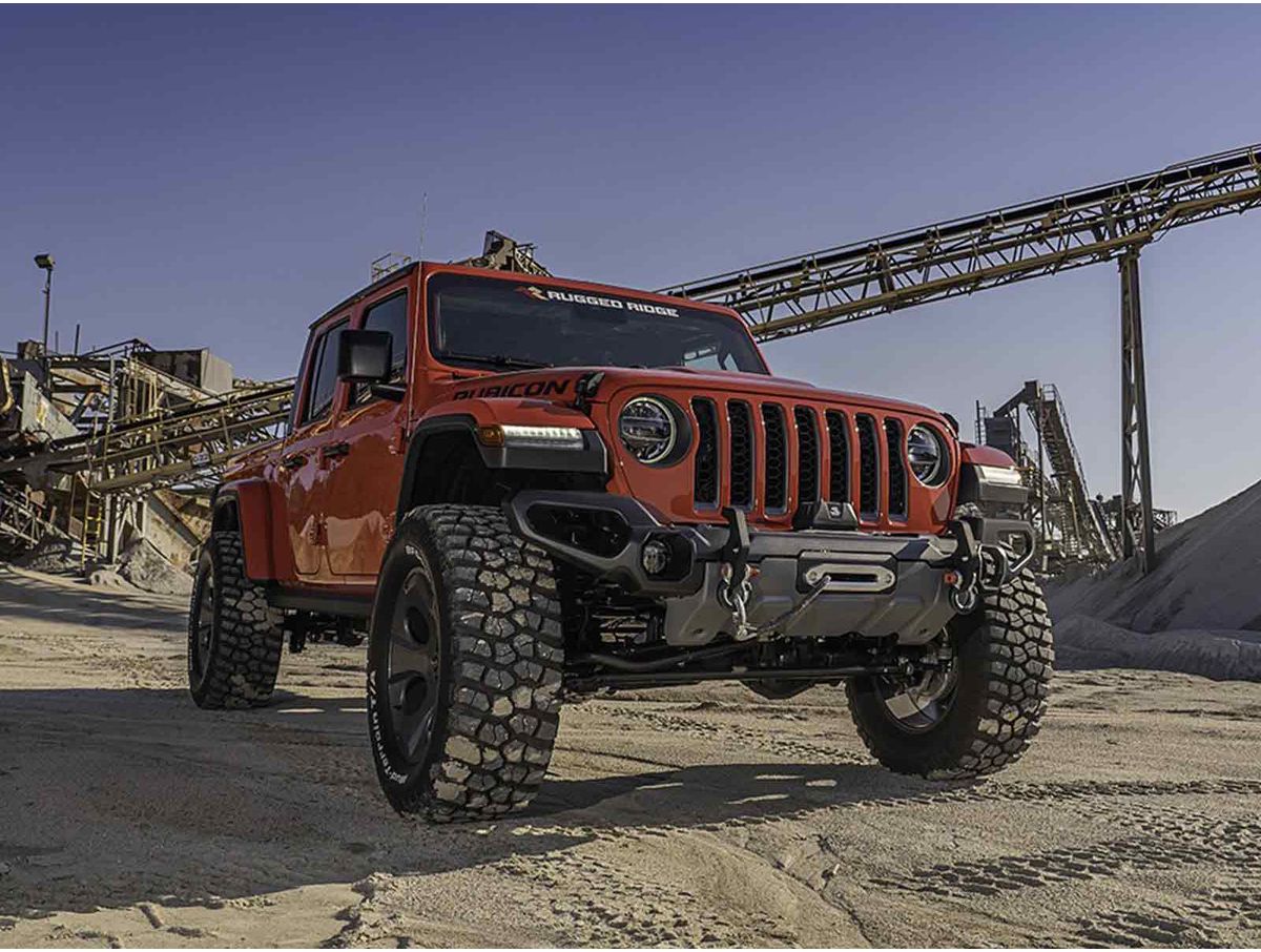 Venator Front Bumper 18-Present Jeep Wrangler Jl 20-Present Gladiator JT Rugged Ridge