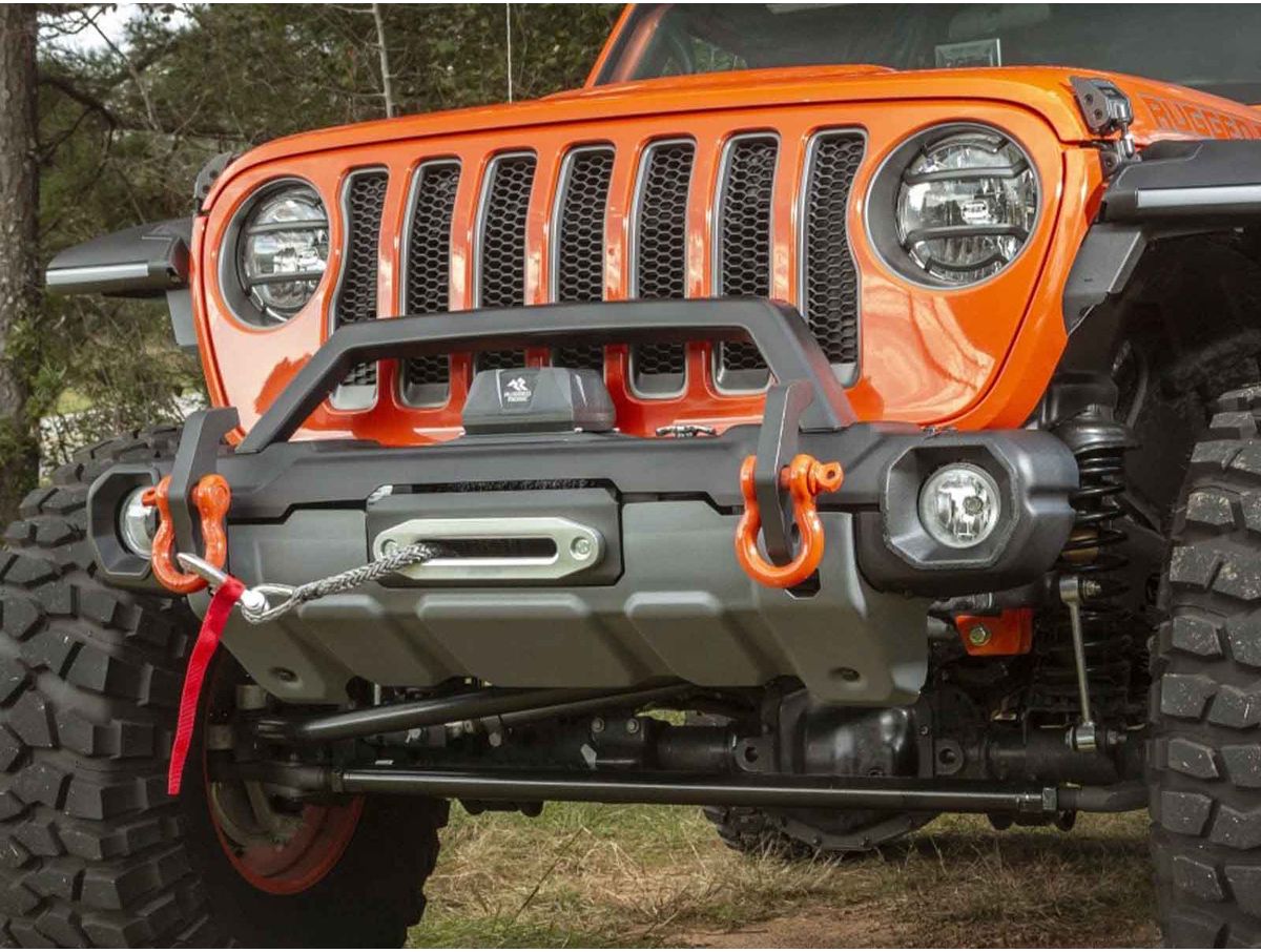 Venator Stub Fr Bmpr W/O-ridersatin Blackjeep Rugged Ridge