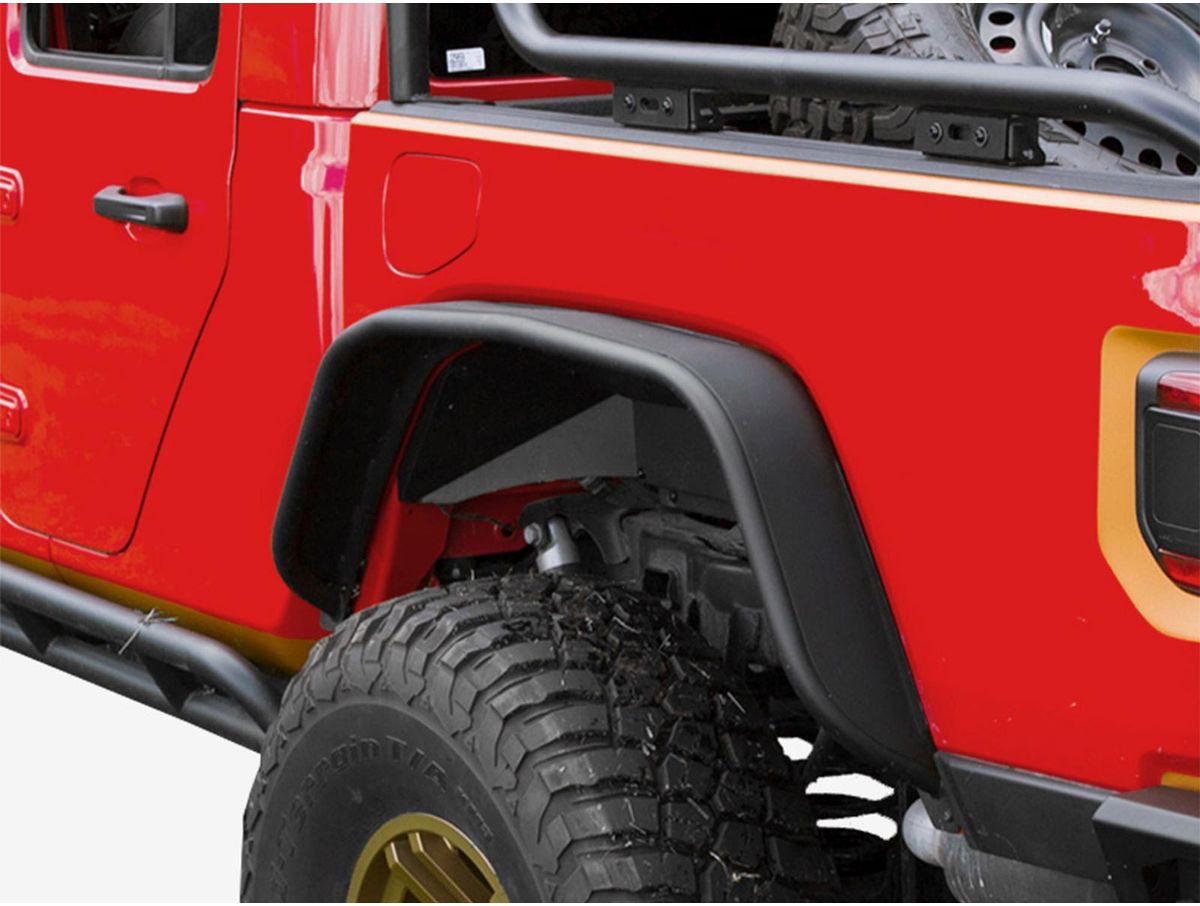 Steel Tube Fenders Rear 20-Present Gladiator JT Rugged Ridge