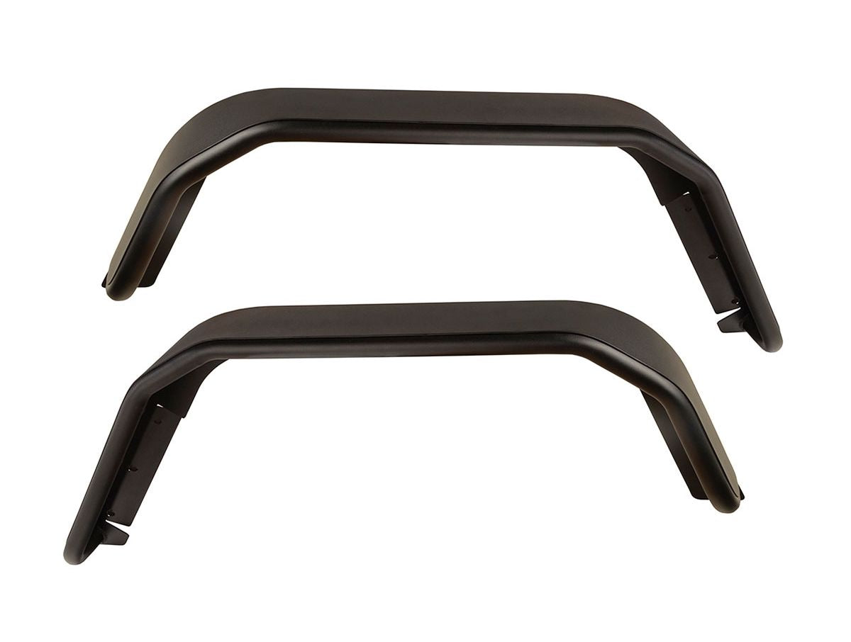 HD Steel Tube Fenders Rear Pair Black 18-Present Jeep Wrangler Jl Rugged Ridge