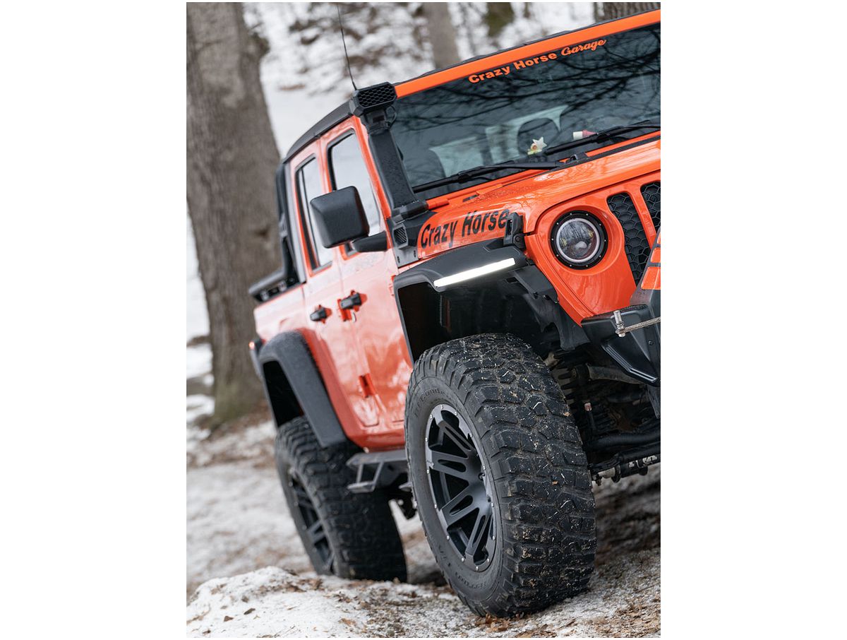 Max Terrain Fender Flare F/R Black Jeep Rugged Ridge
