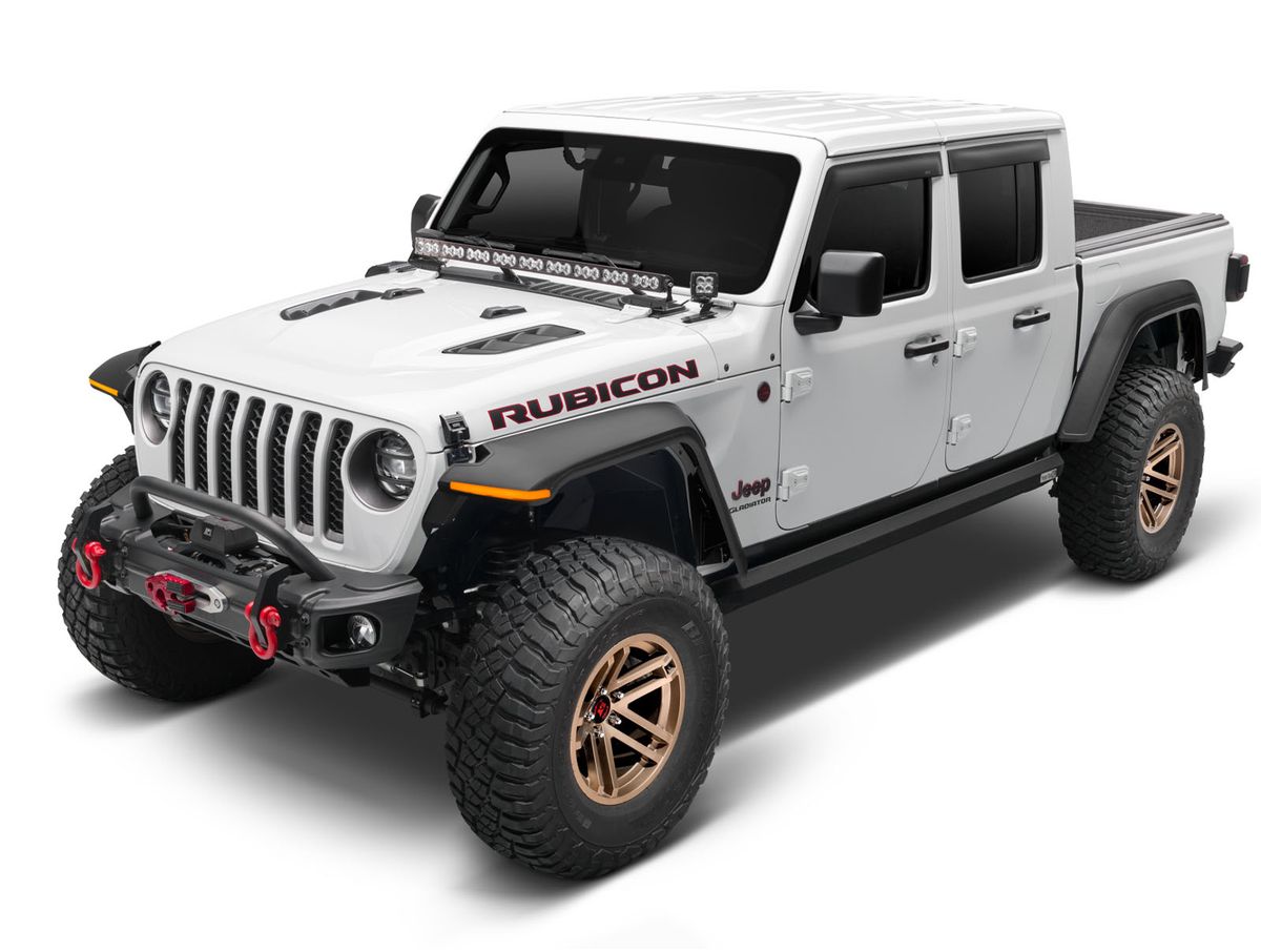 Max Terrain Fender Flare F/R Black Jeep Rugged Ridge