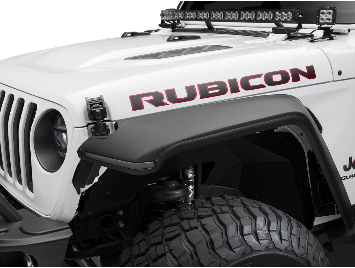 Max Terrain Fender Flare F/R Black Jeep Rugged Ridge