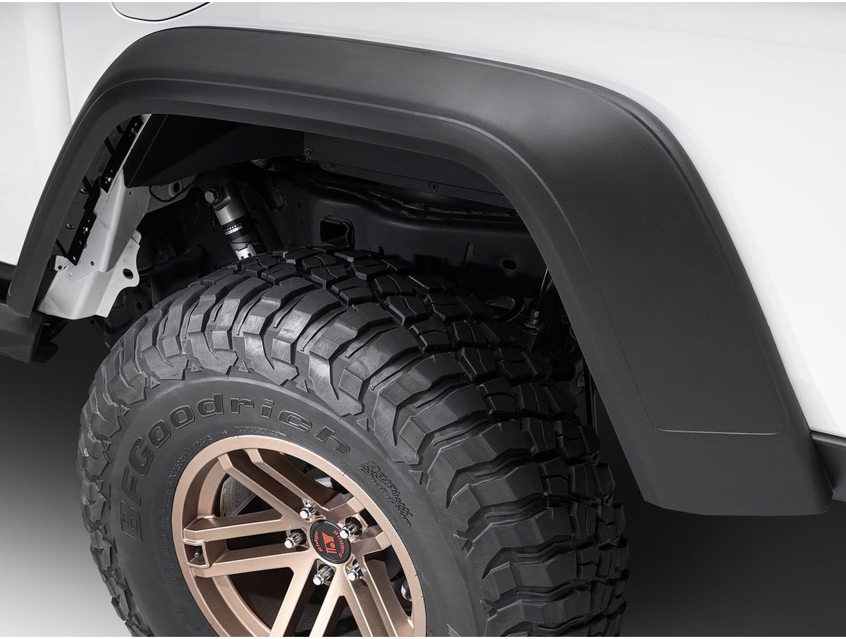 Max Terrain Fender Flare F/R Black Jeep Rugged Ridge