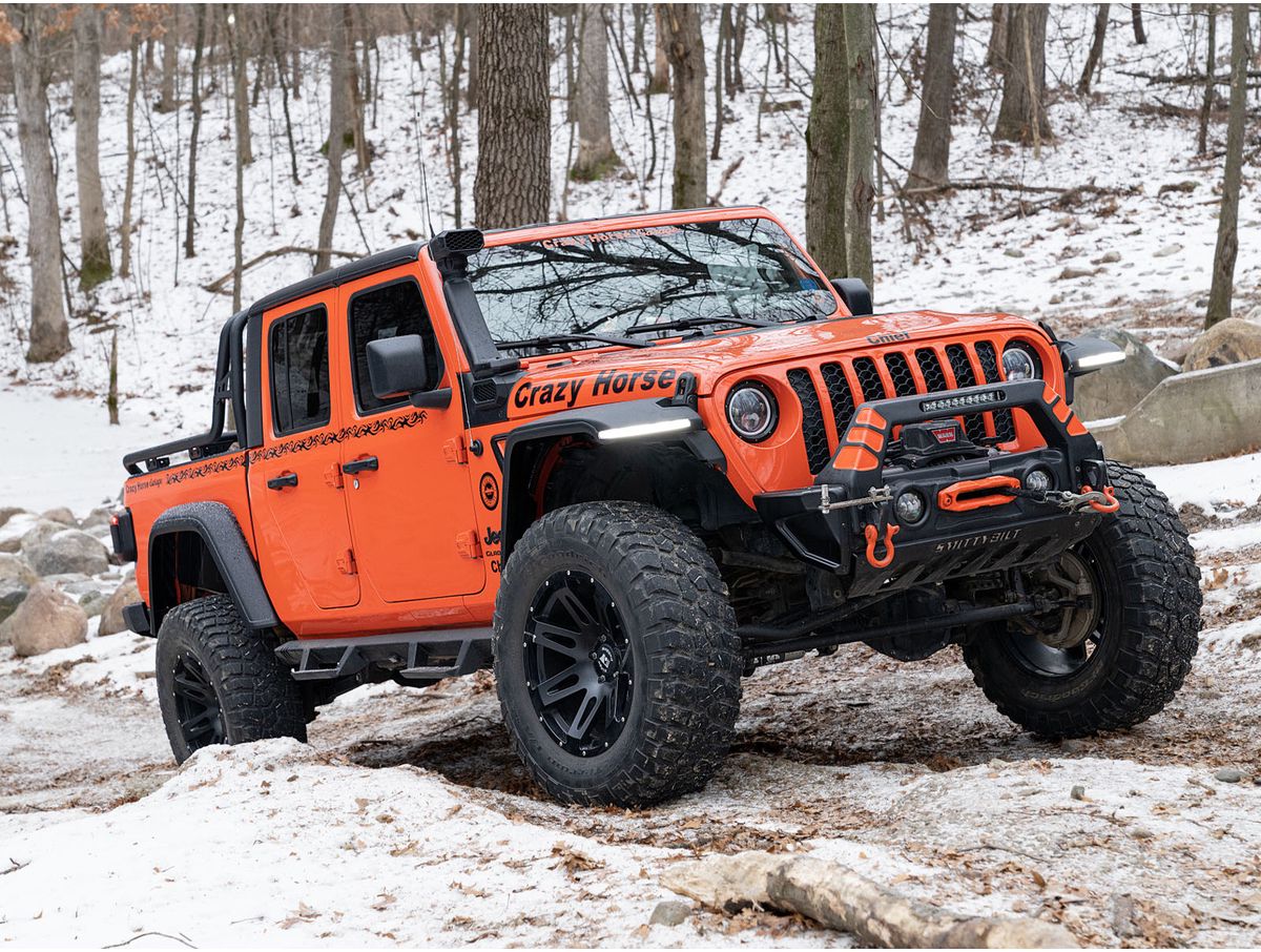 Max Terrain Fender Flare F/R Black Jeep Rugged Ridge
